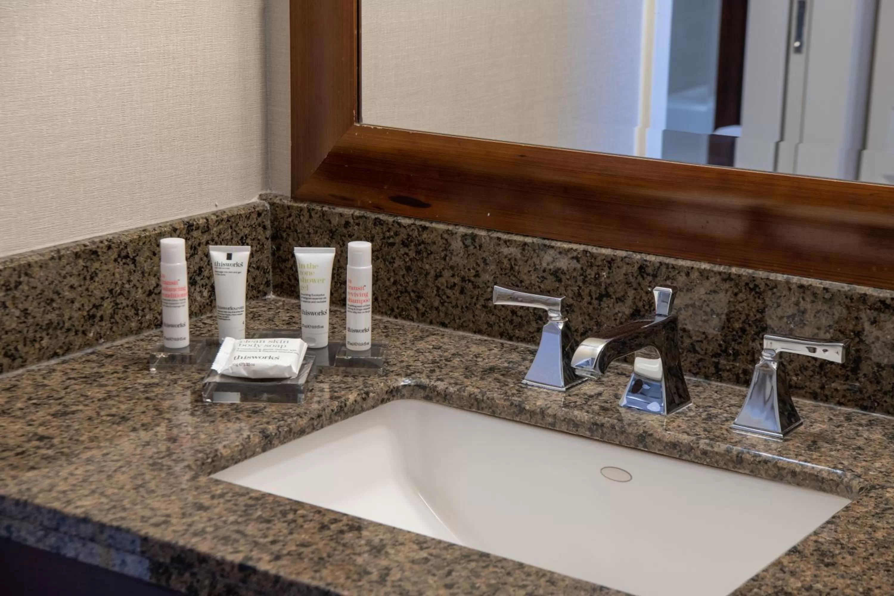 Bathroom in Chicago Marriott Suites Deerfield