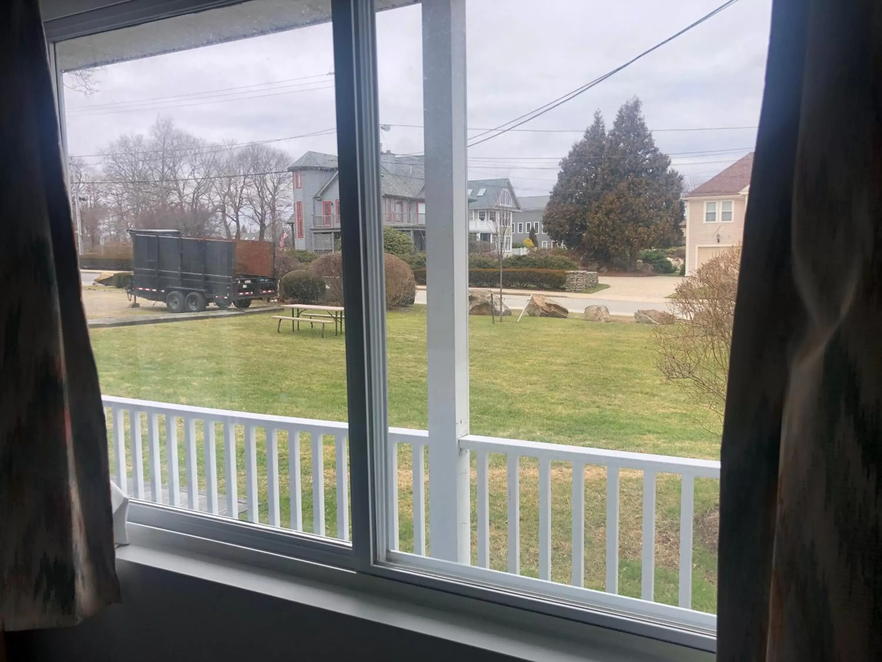 Garden view in The Atlantic House