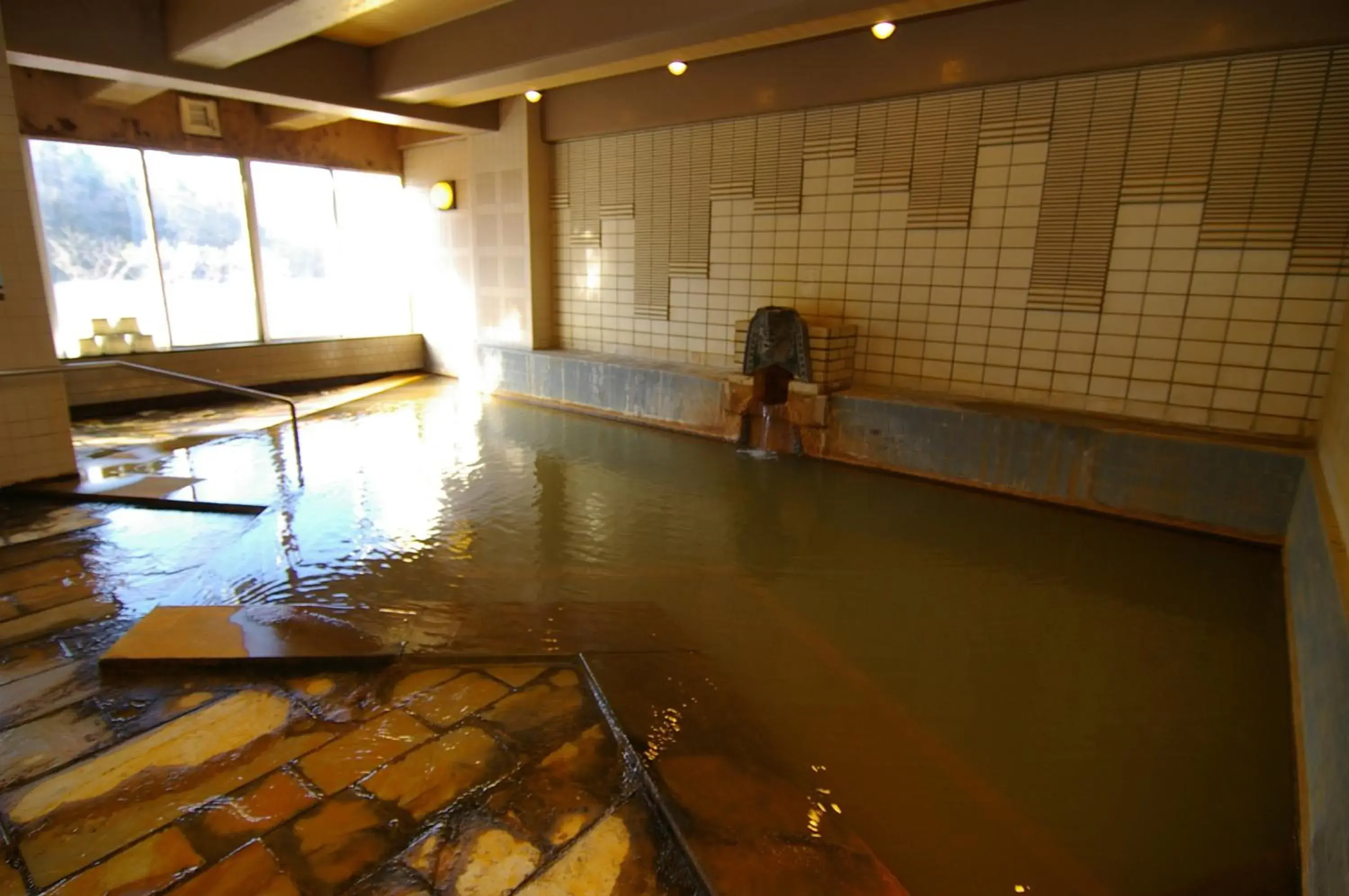 Hot Spring Bath, Swimming Pool in Kishigon Ryokan