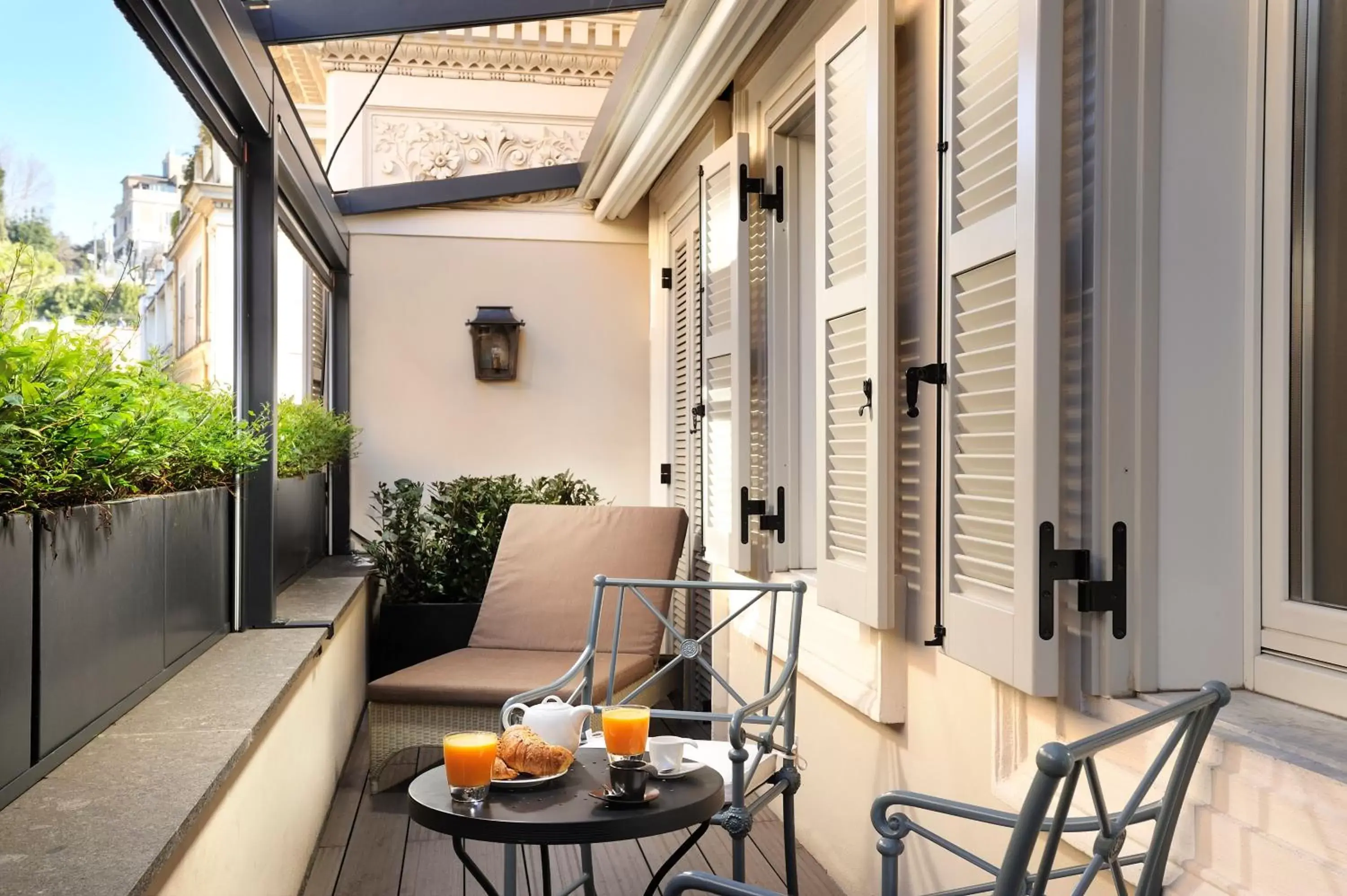 Balcony/Terrace in Babuino 181 - Small Luxury Hotels of the World