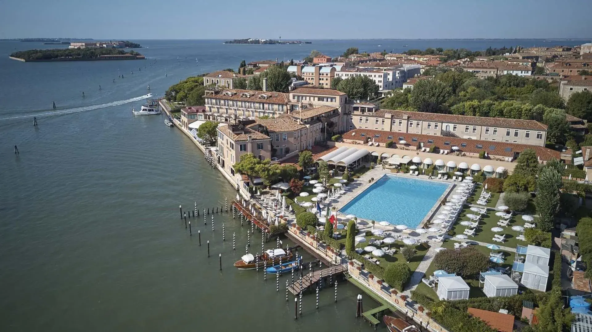 Bird's eye view, Bird's-eye View in Hotel Cipriani, A Belmond Hotel, Venice