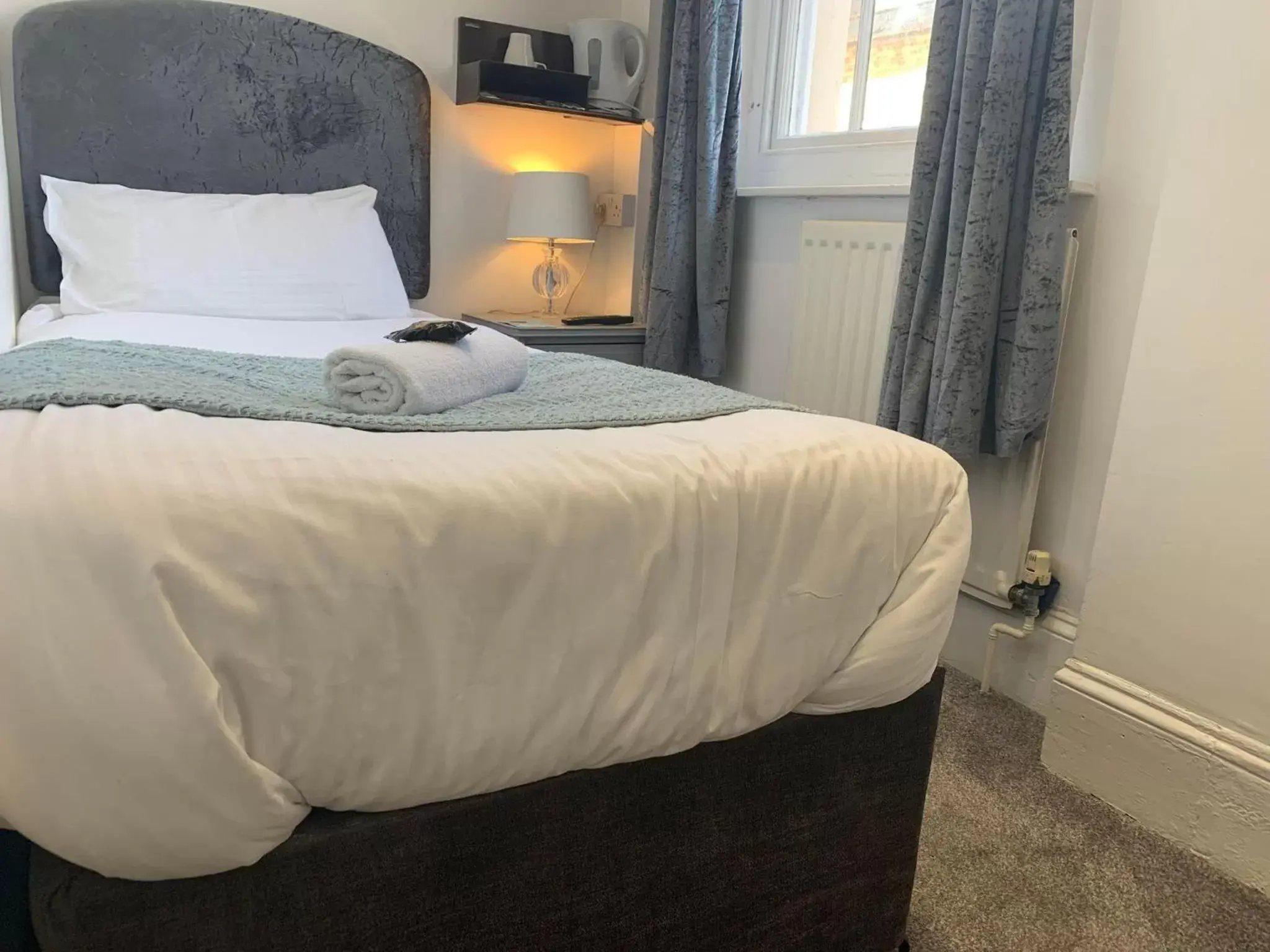 Bed in The Jubilee Hotel - with Spa and Restaurant and Entertainment