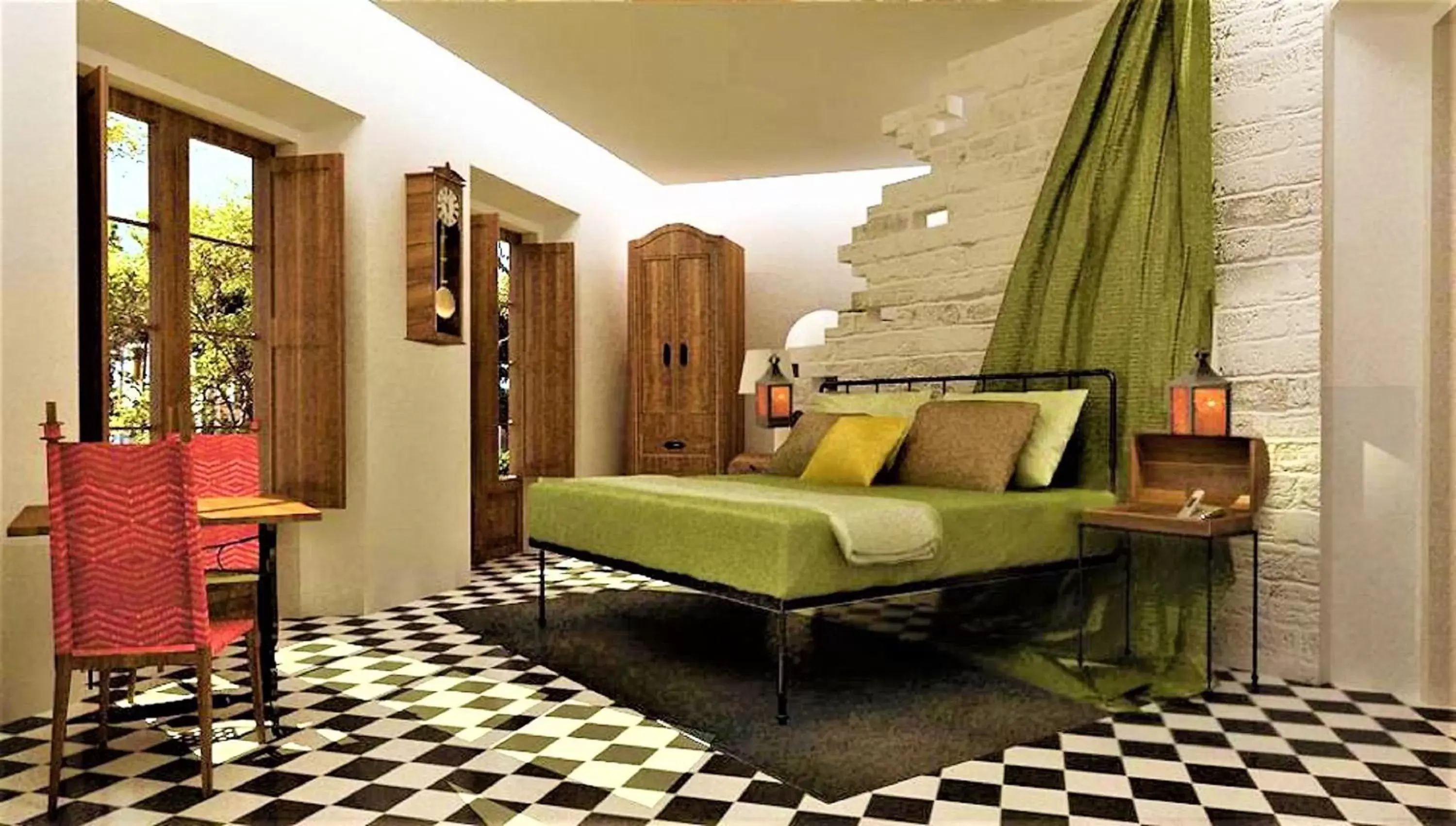 Bedroom, Seating Area in Del Carmen Concept Hotel Boutique by Chai