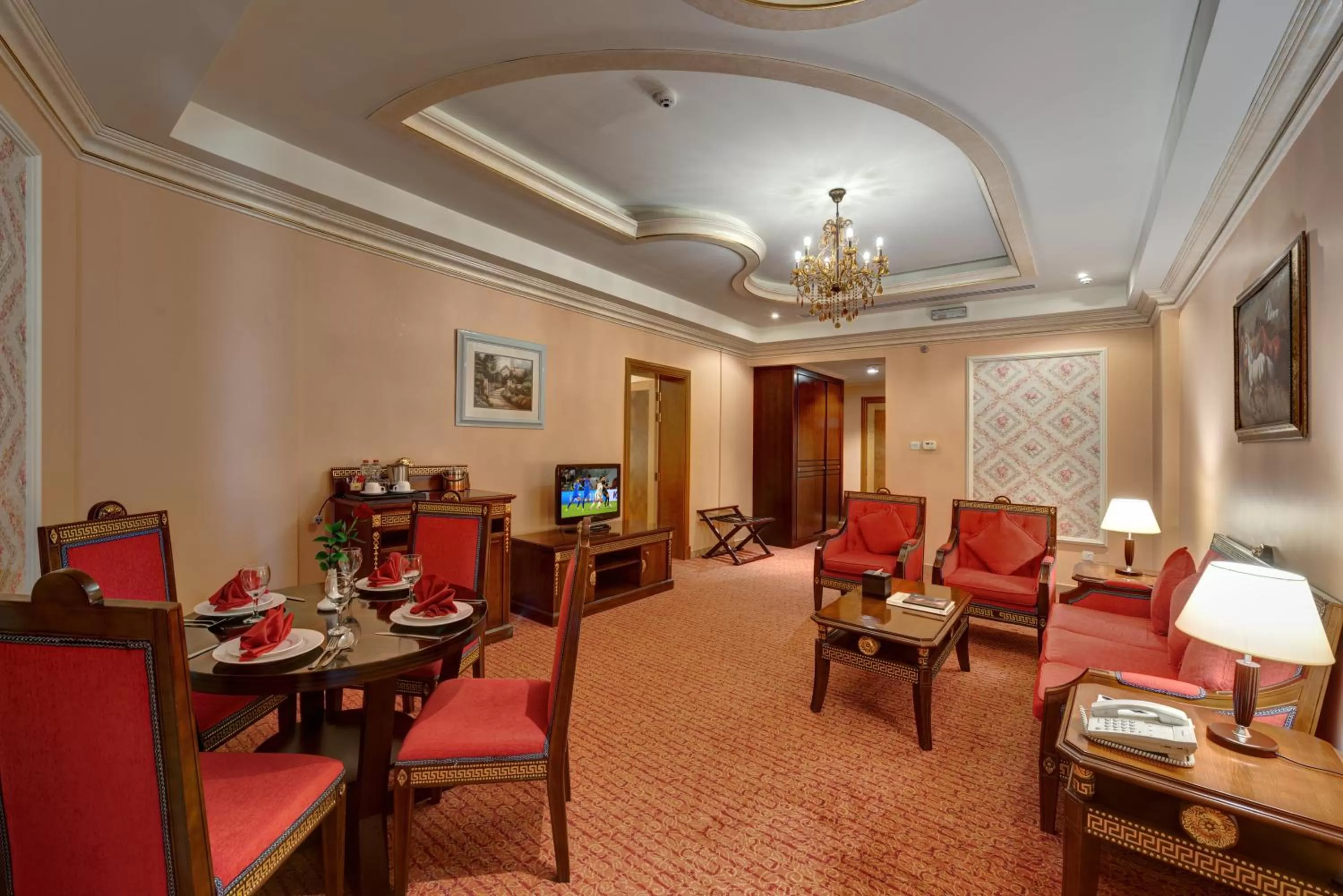 Living room in Sahara Beach Resort & Spa