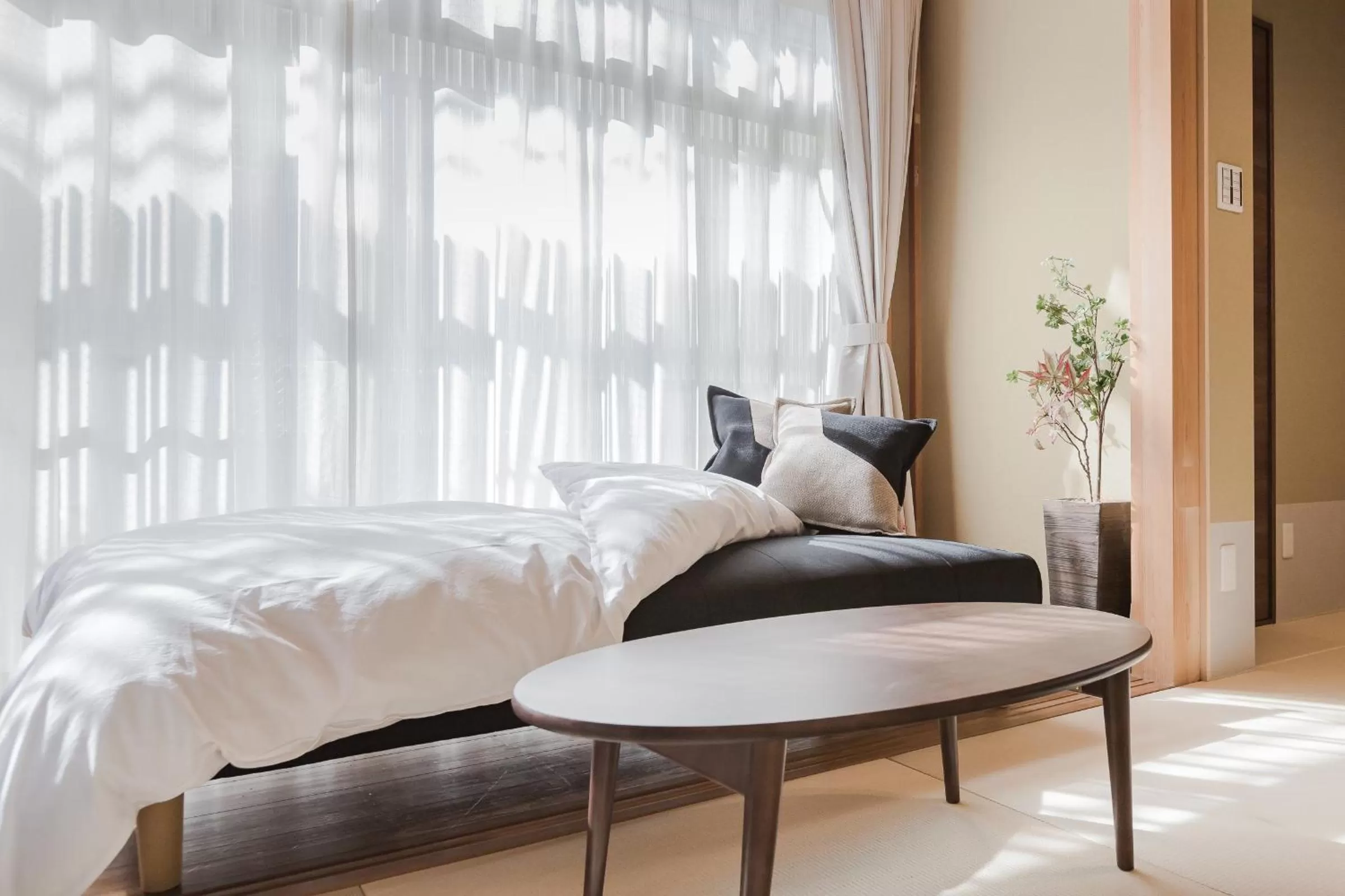 Living room, Bed in Playsis Asakusa