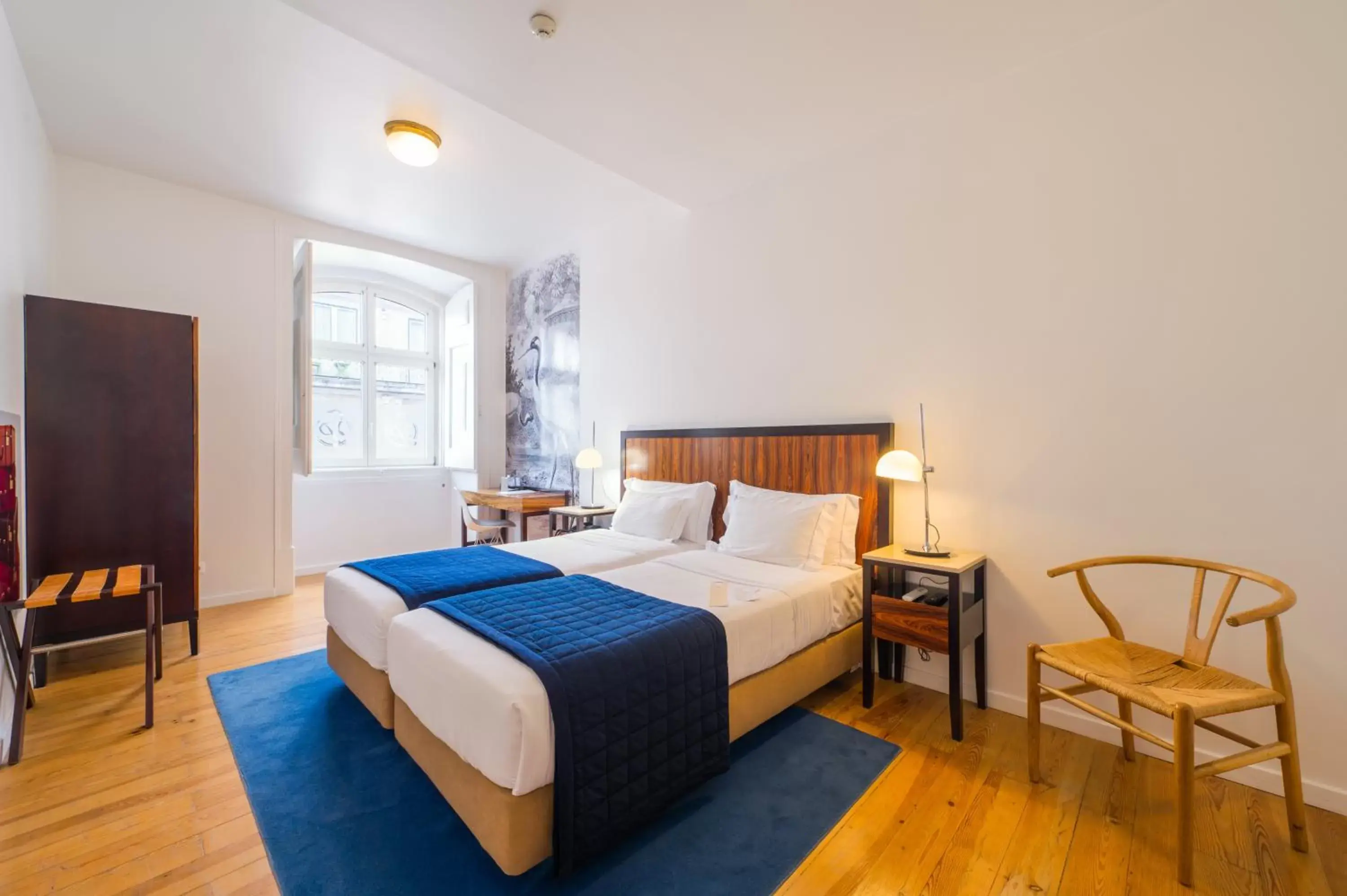 Twin Room with Street View in Lisboa Prata Boutique Hotel
