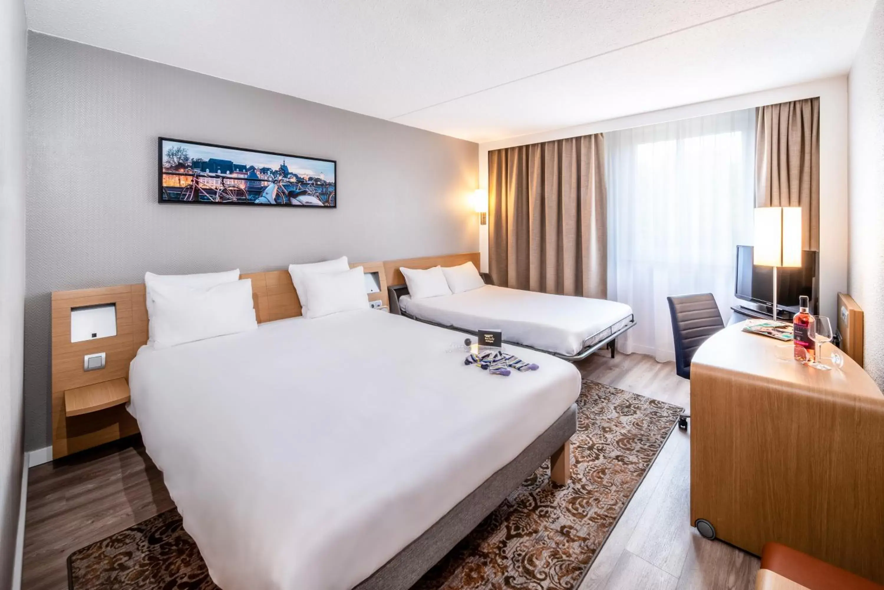 Bed in Novotel Rotterdam - Schiedam