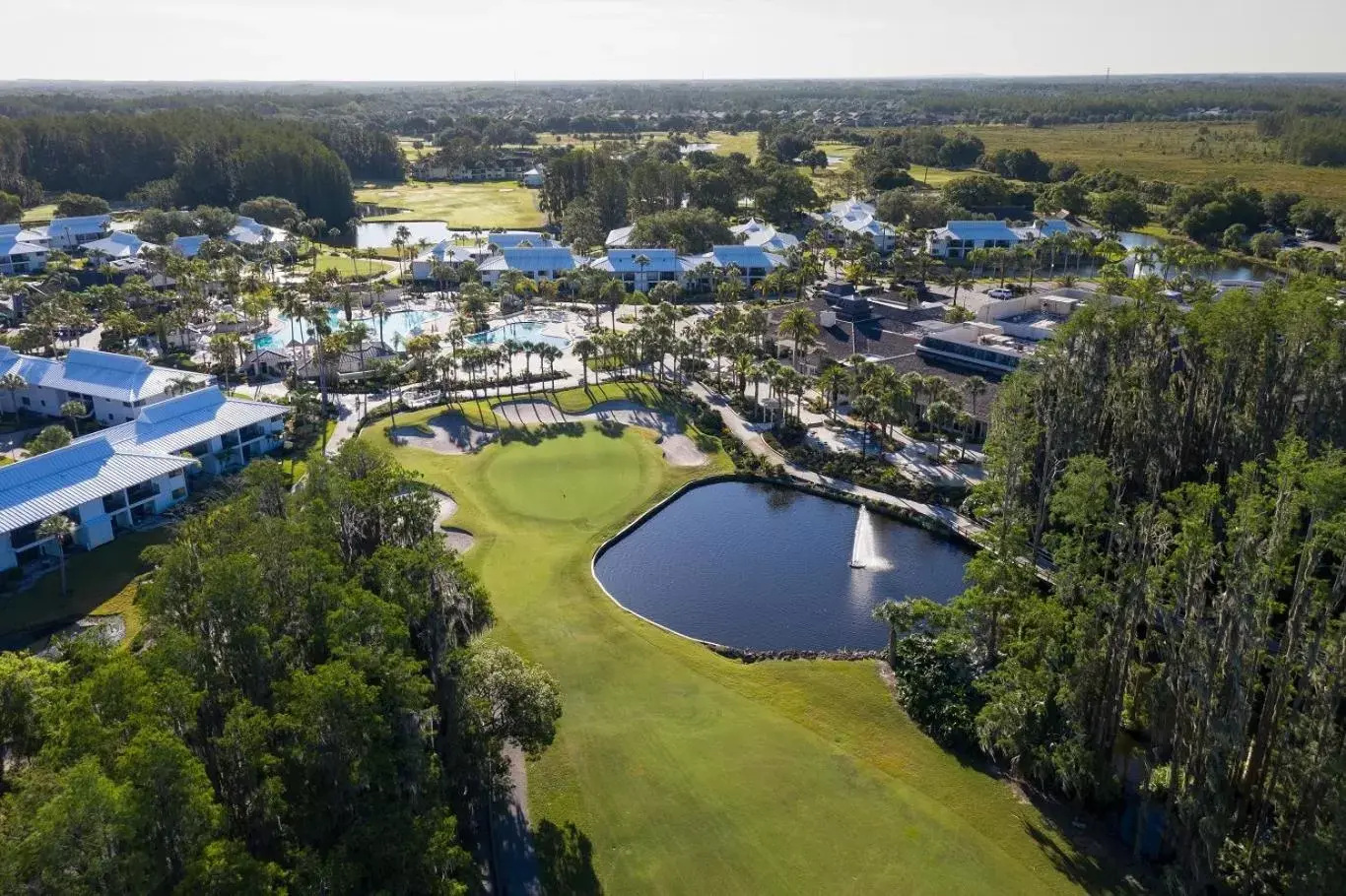 Nearby landmark, Bird's-eye View in Saddlebrook Golf Resort & Spa Tampa North-Wesley Chapel