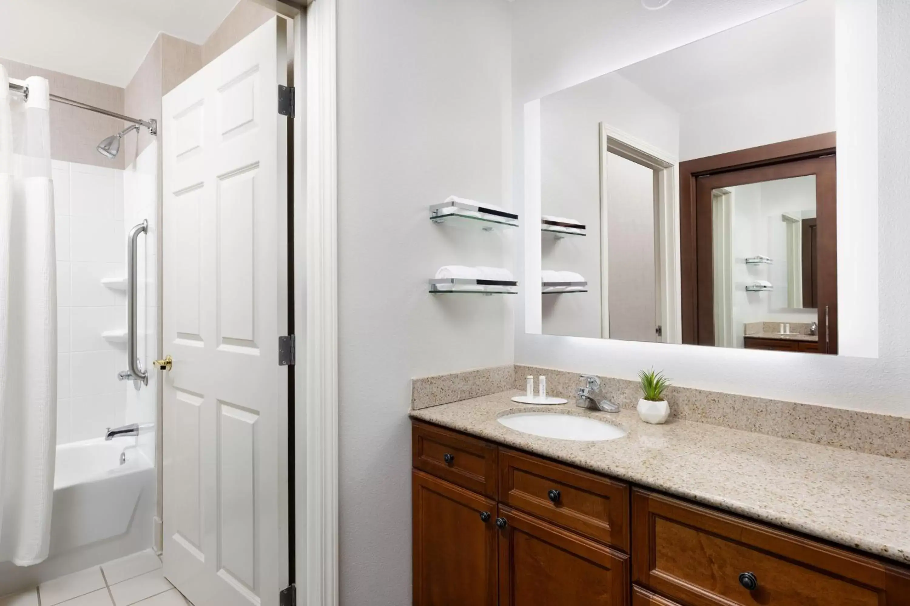 Bathroom in Residence Inn Potomac Mills Woodbridge