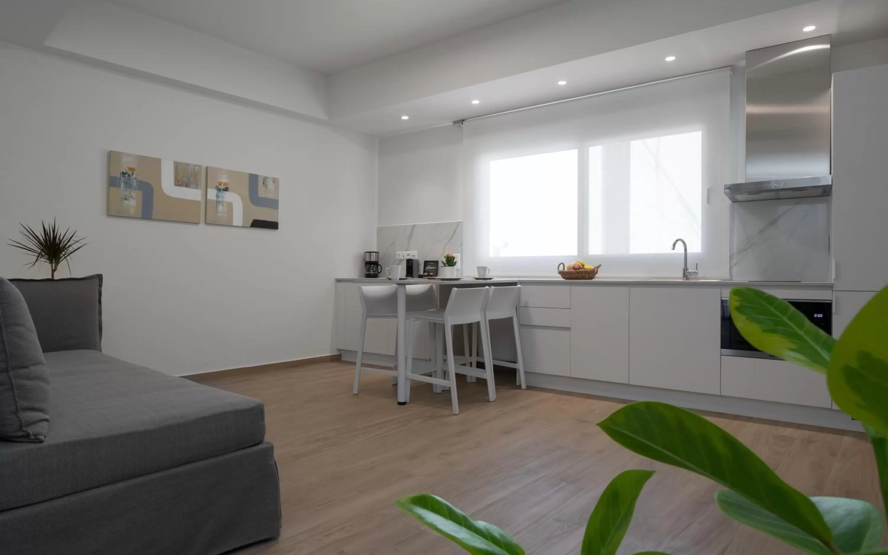 Kitchen or kitchenette in Athens Hill Luxury Apartments