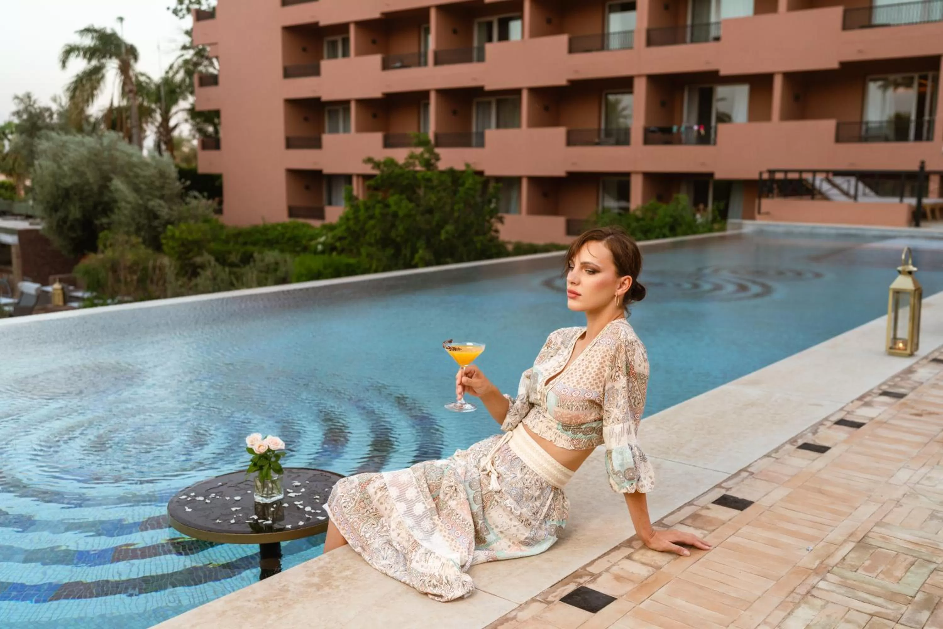 Swimming pool in Sofitel Marrakech Lounge and Spa