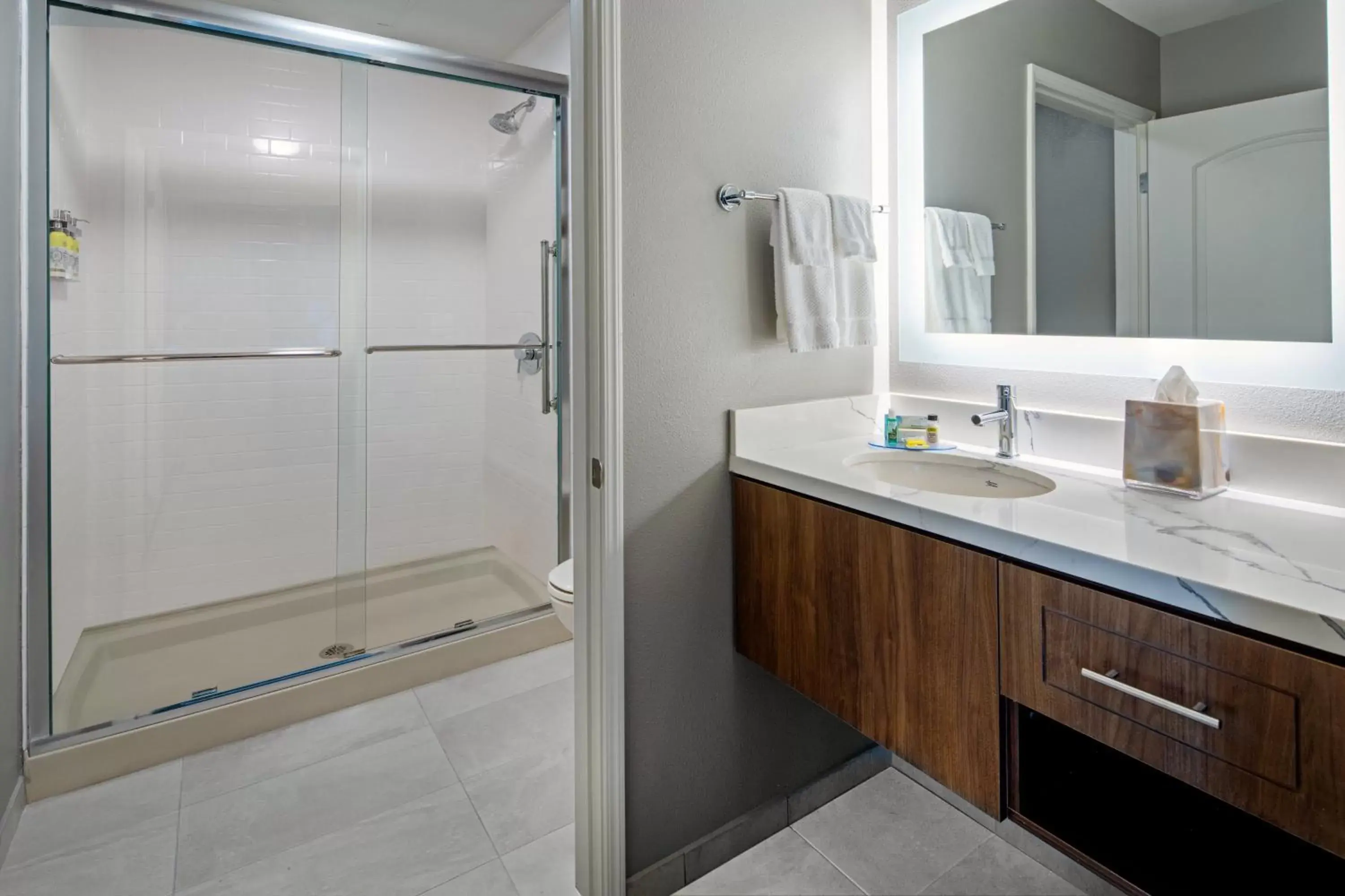 Photo of the whole room, Bathroom in Staybridge Suites - Long Beach Airport, an IHG Hotel