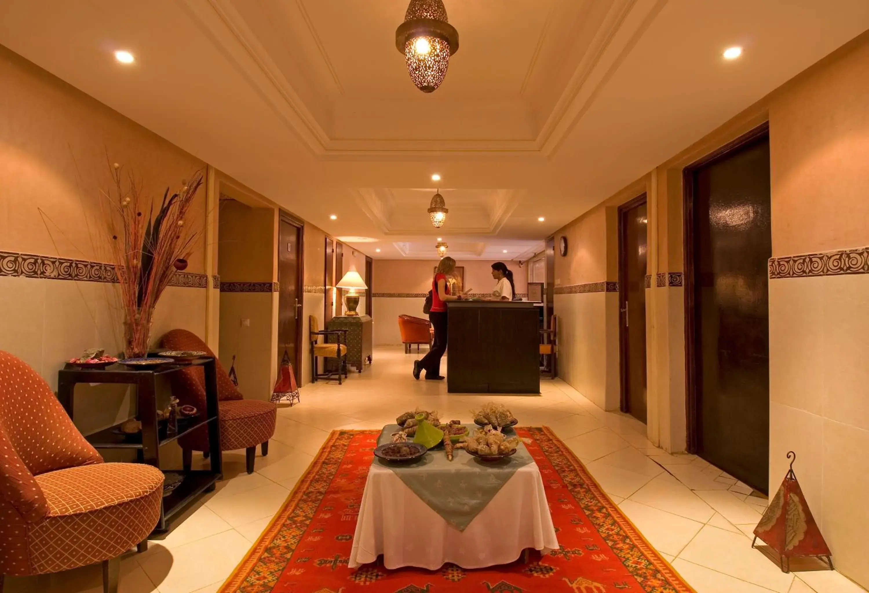 Lobby or reception, Restaurant/Places to Eat in Hôtel Marrakech Le Semiramis