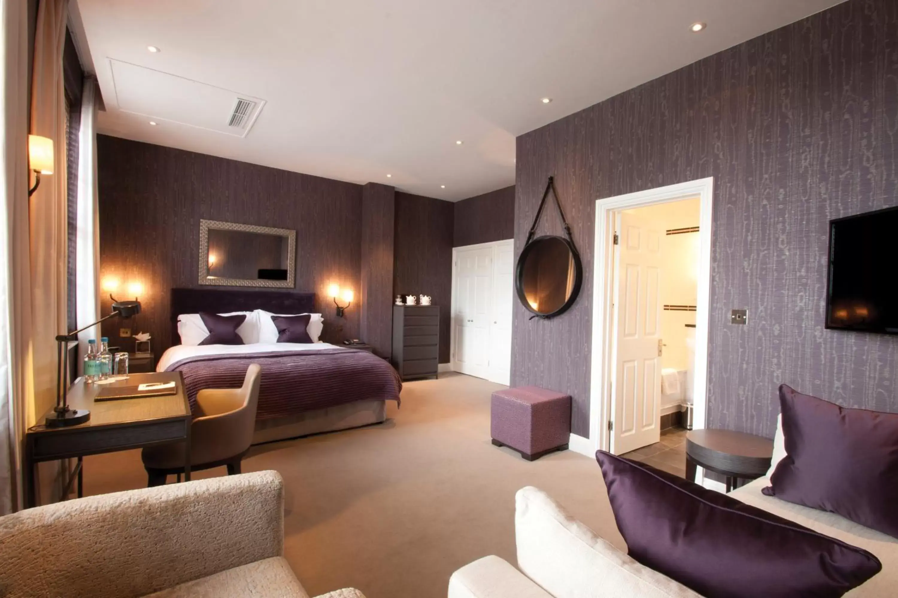 Bedroom in St Michael's Manor Hotel - St Albans