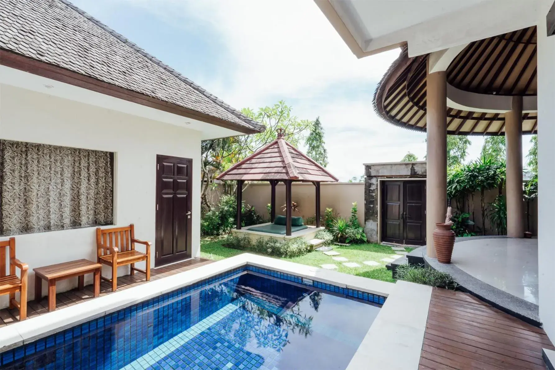 Property building, Swimming Pool in The Bidadari Villas and Spa