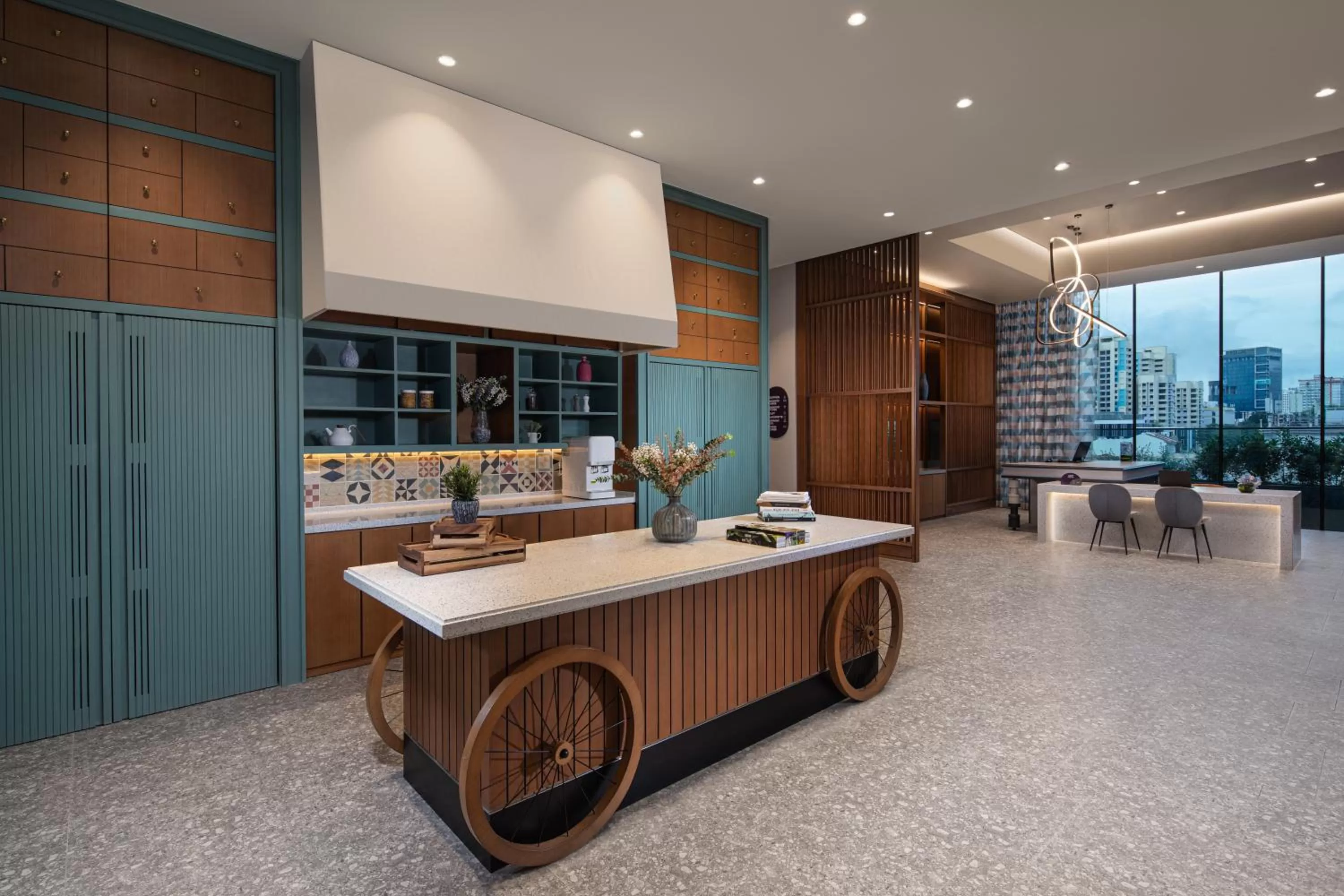 Lobby or reception in Citadines Rochor Singapore