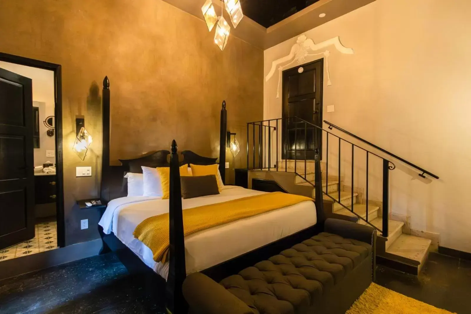 Bed in Luxury Boutique Hotel Villa Limon