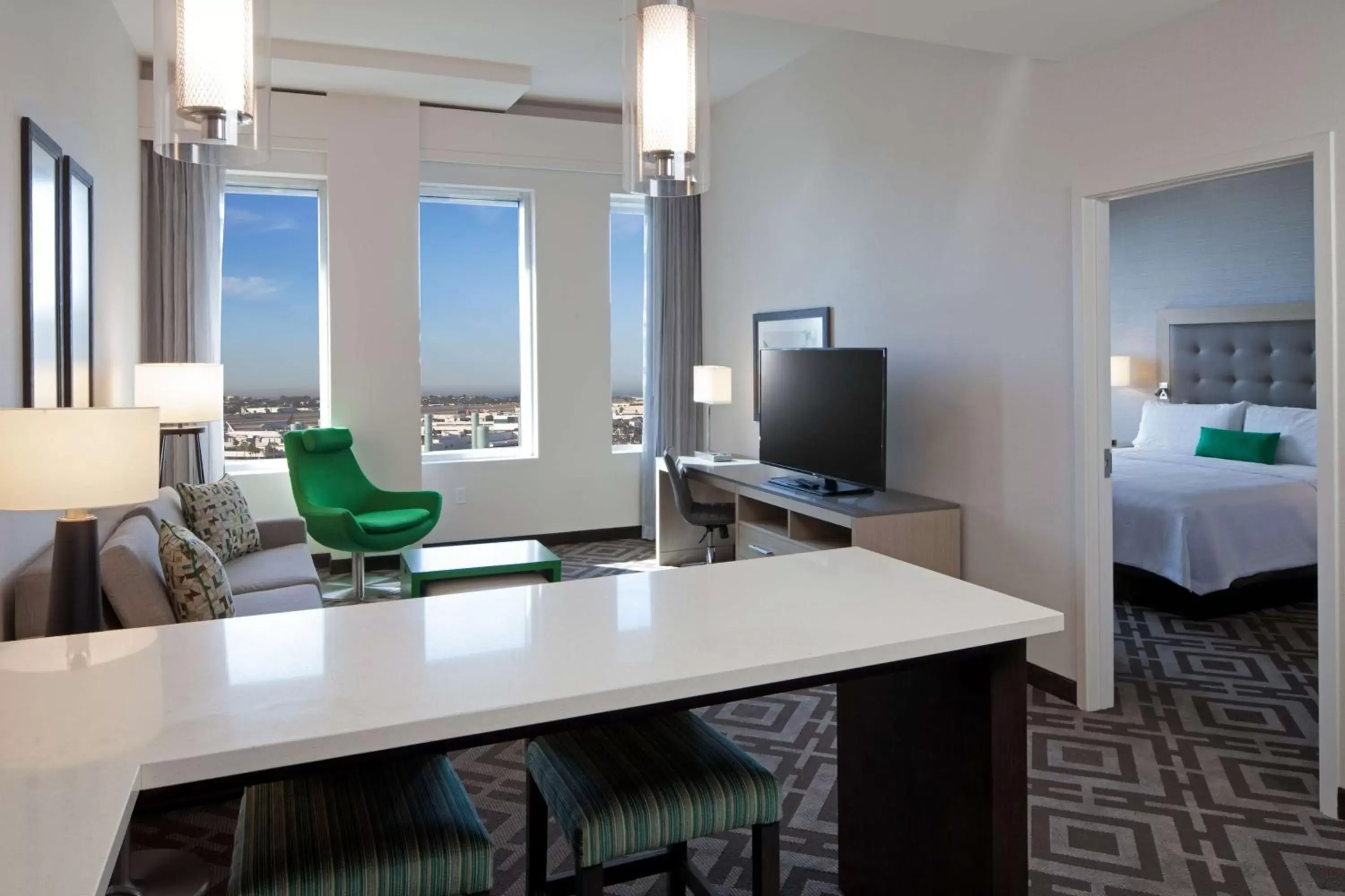 One-Bedroom King Suite - Hearing Accessible - Non-Smoking in Homewood Suites By Hilton Los Angeles International Airport