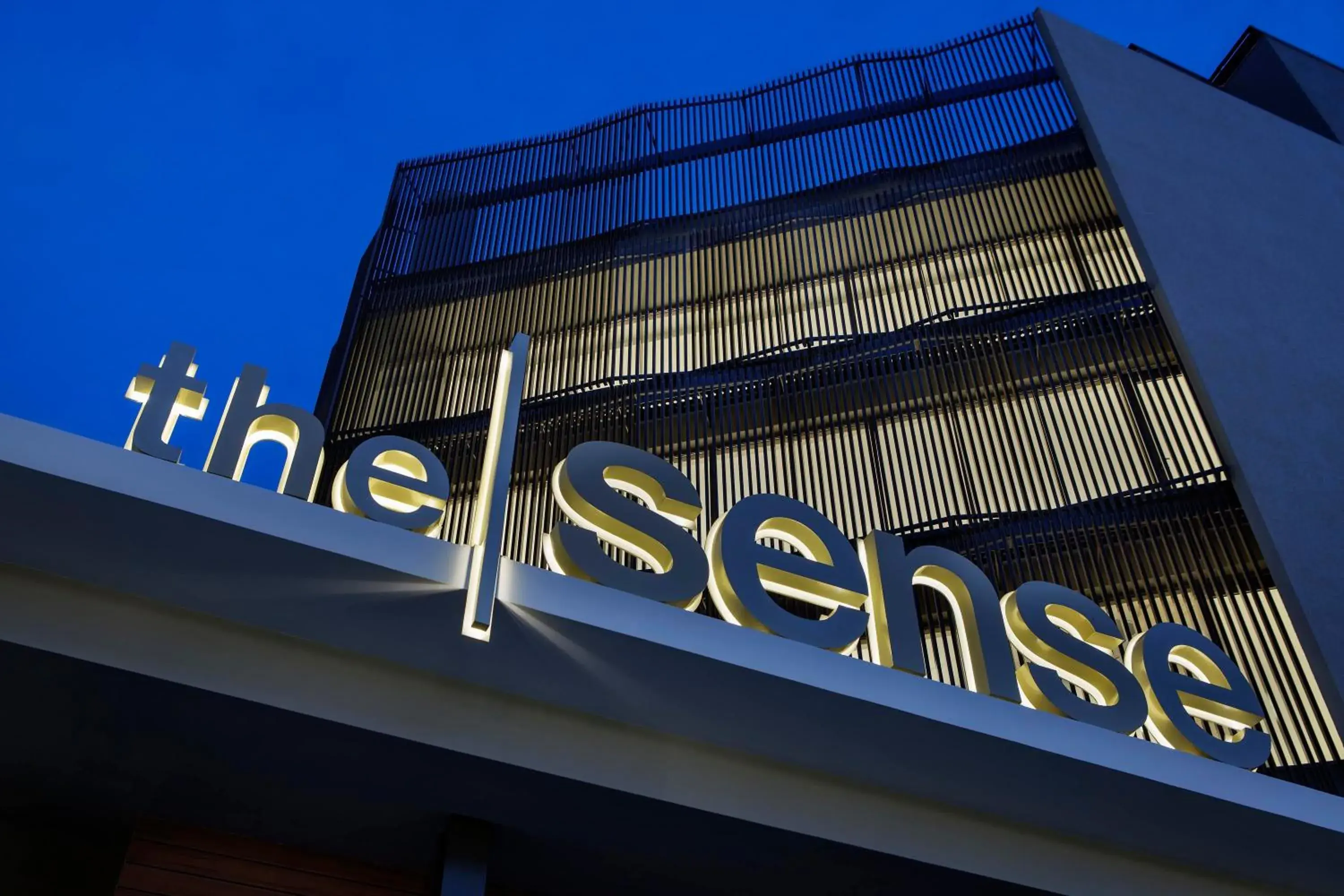 Text overlay, Property Logo/Sign in The Sense Deluxe Hotel