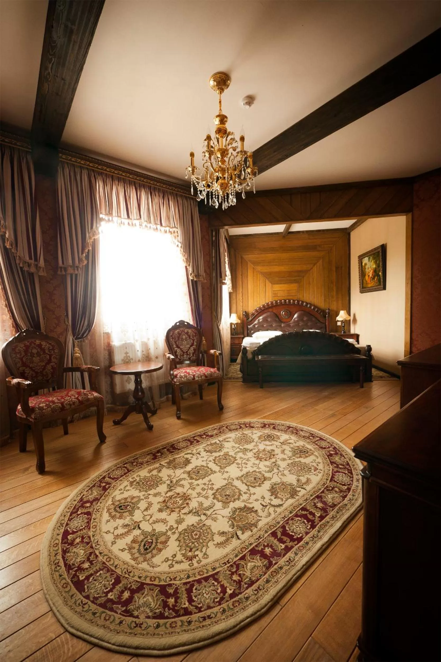 Bed in Zámek Lužec Spa & Wellness Resort