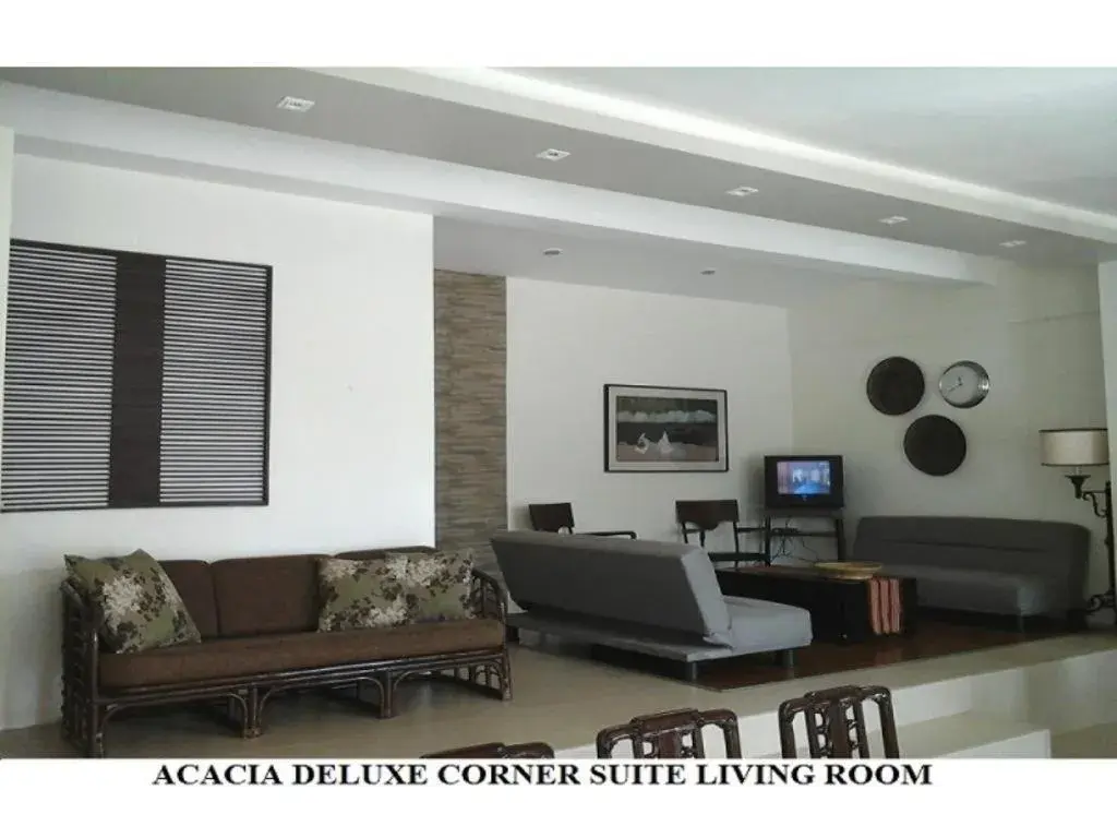 Seating Area in Agreeable Family Baguio Suites