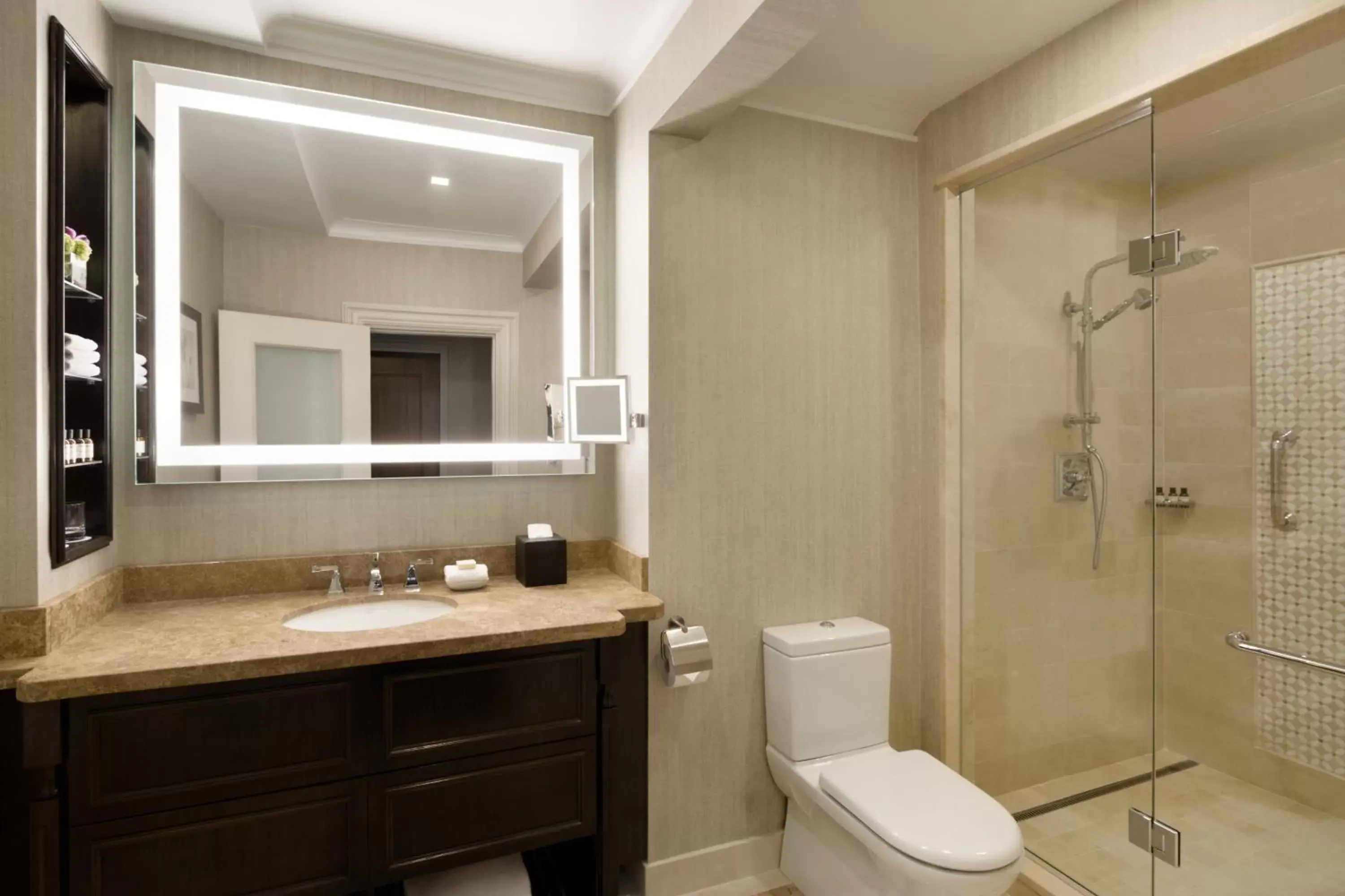 Shower, Bathroom in Fairmont Hotel Vancouver