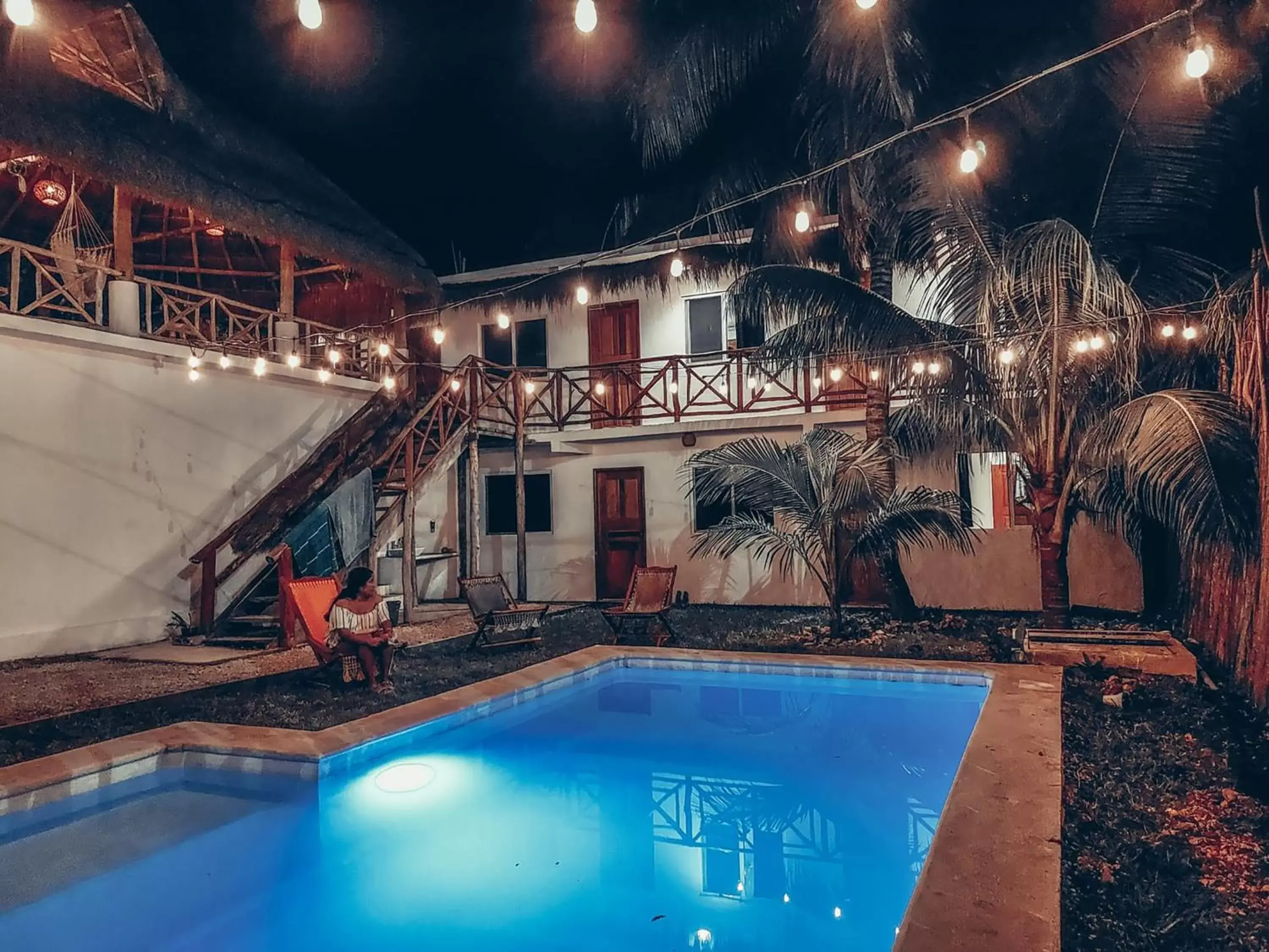 Property building, Swimming Pool in Hotel Xa´an Bacalar
