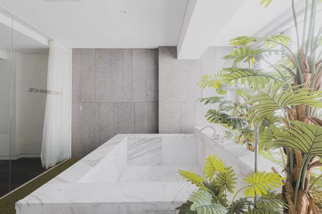 Bed in ACC Design Hotel