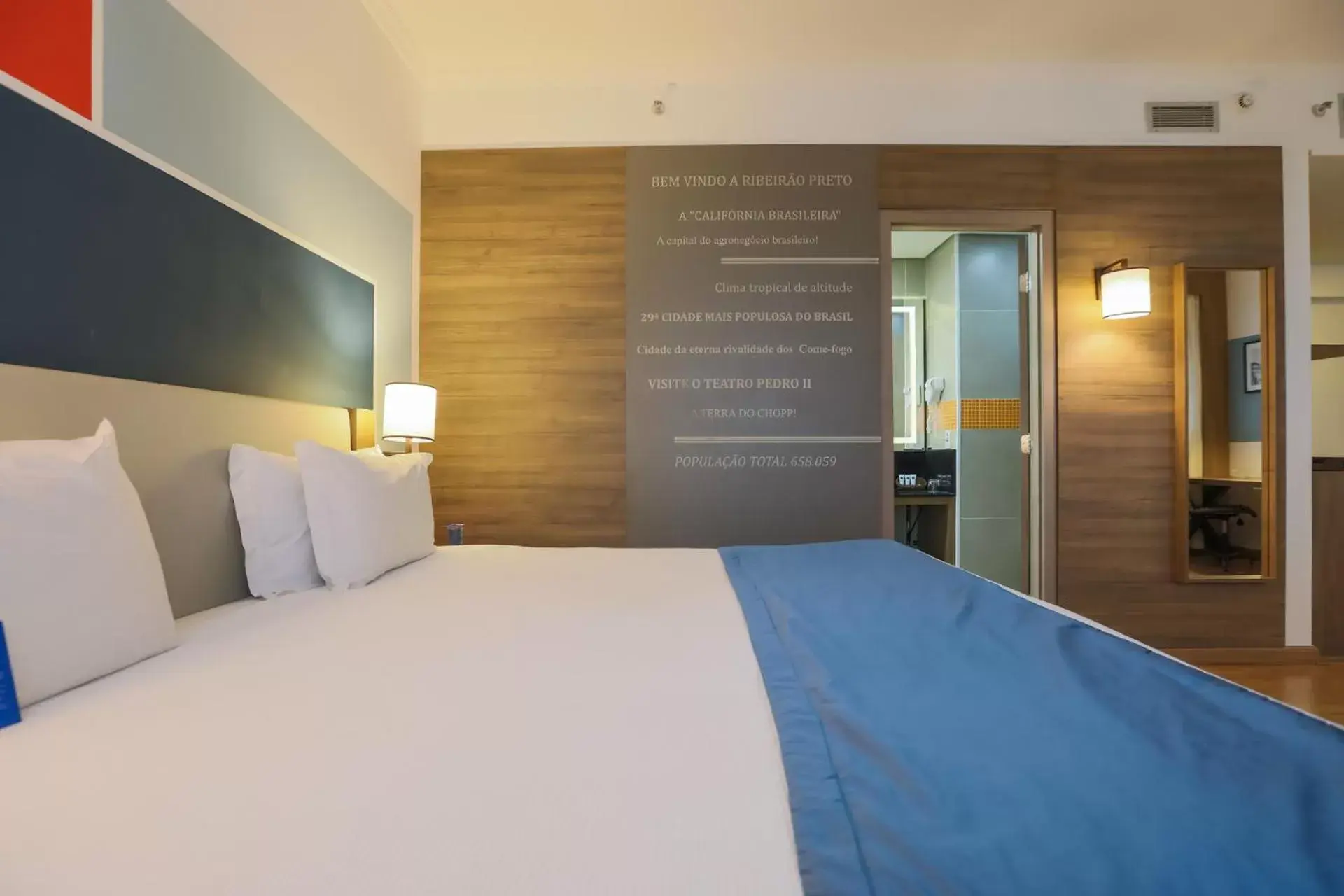 Bed in TRYP By Wyndham Ribeirão Preto