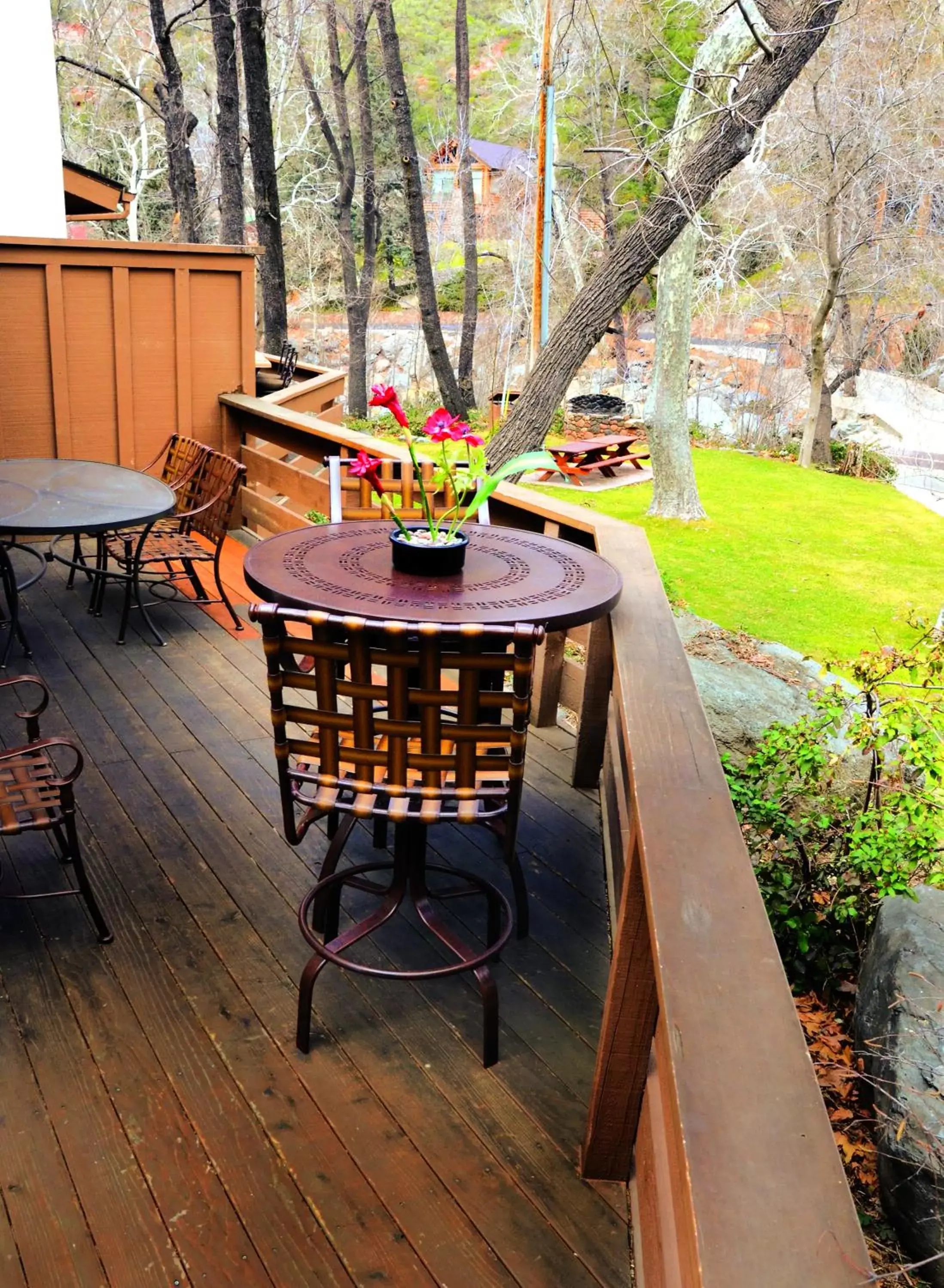 Patio in Junipine Resort