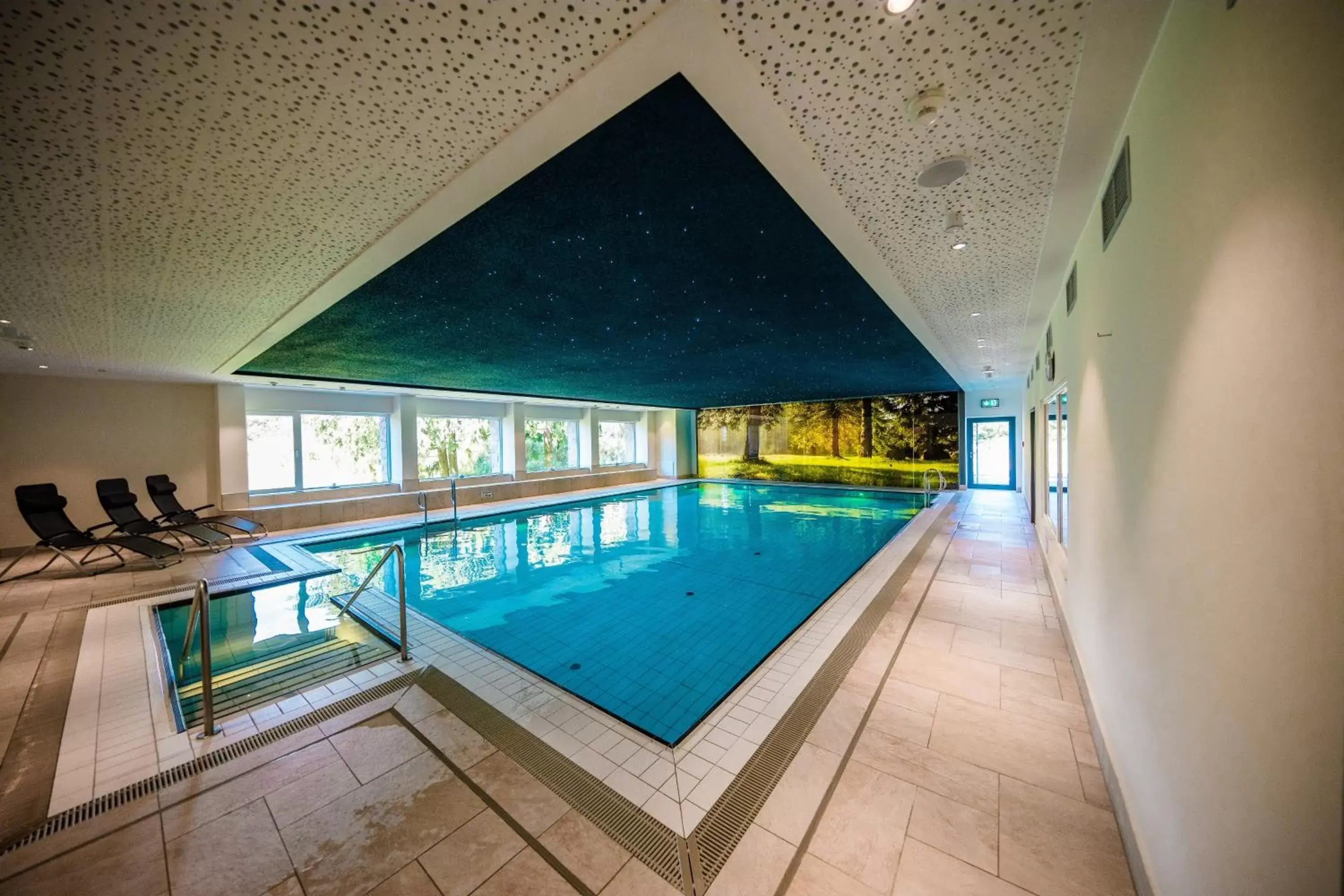 Swimming Pool in BERG & SPA HOTEL GABELBACH