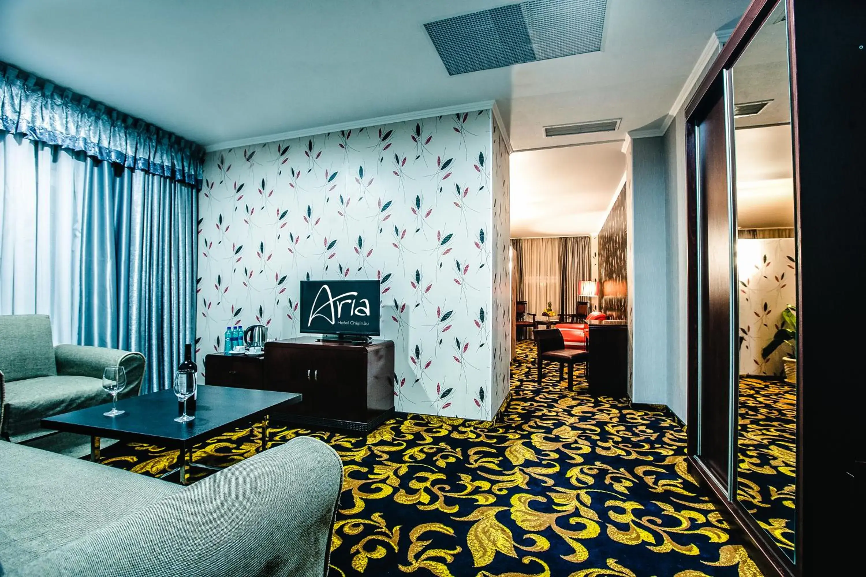 Seating area, TV/Entertainment Center in Aria Hotel Chisinau