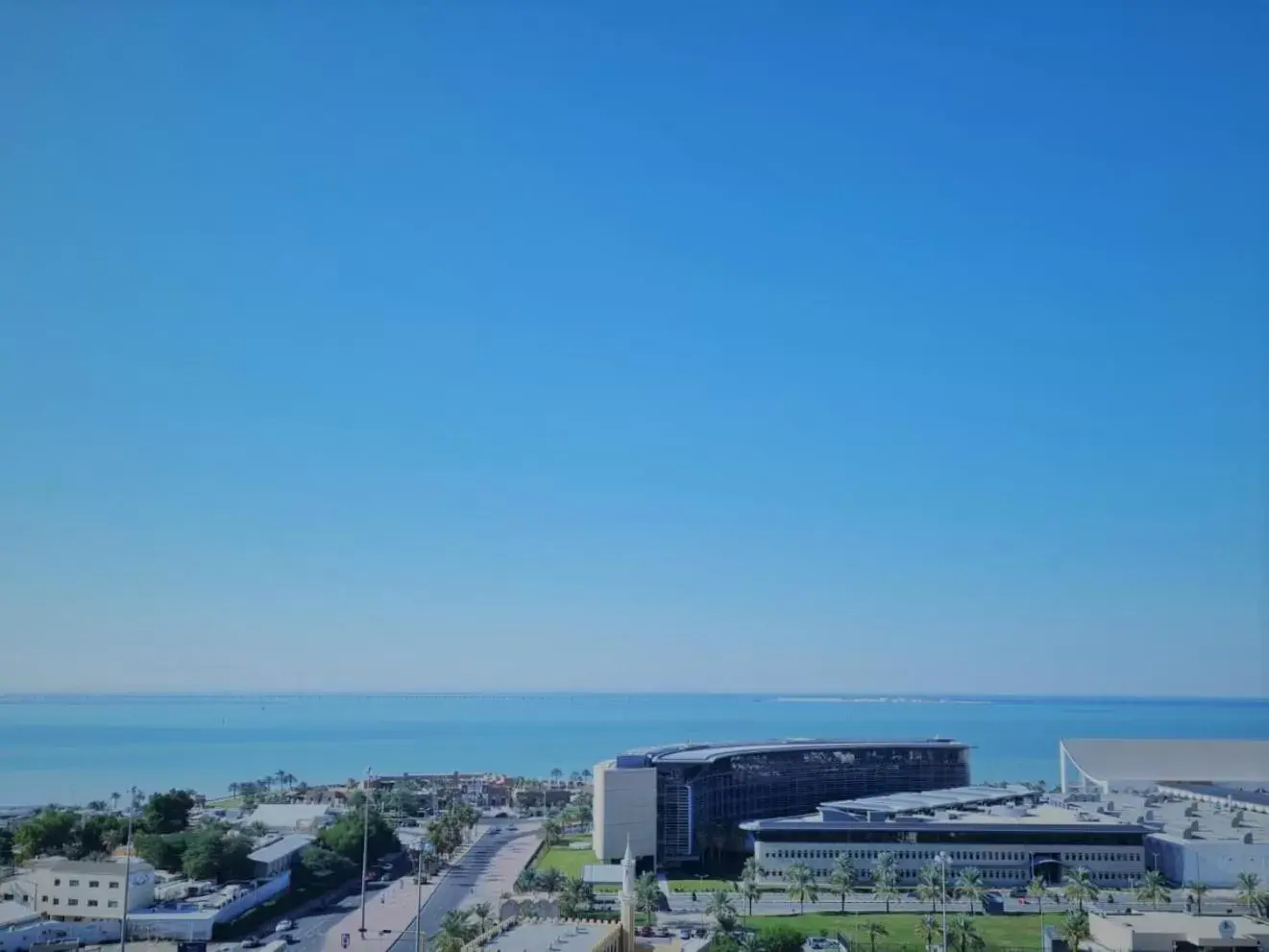 Bird's eye view, Sea View in Carlton Tower Hotel Kuwait