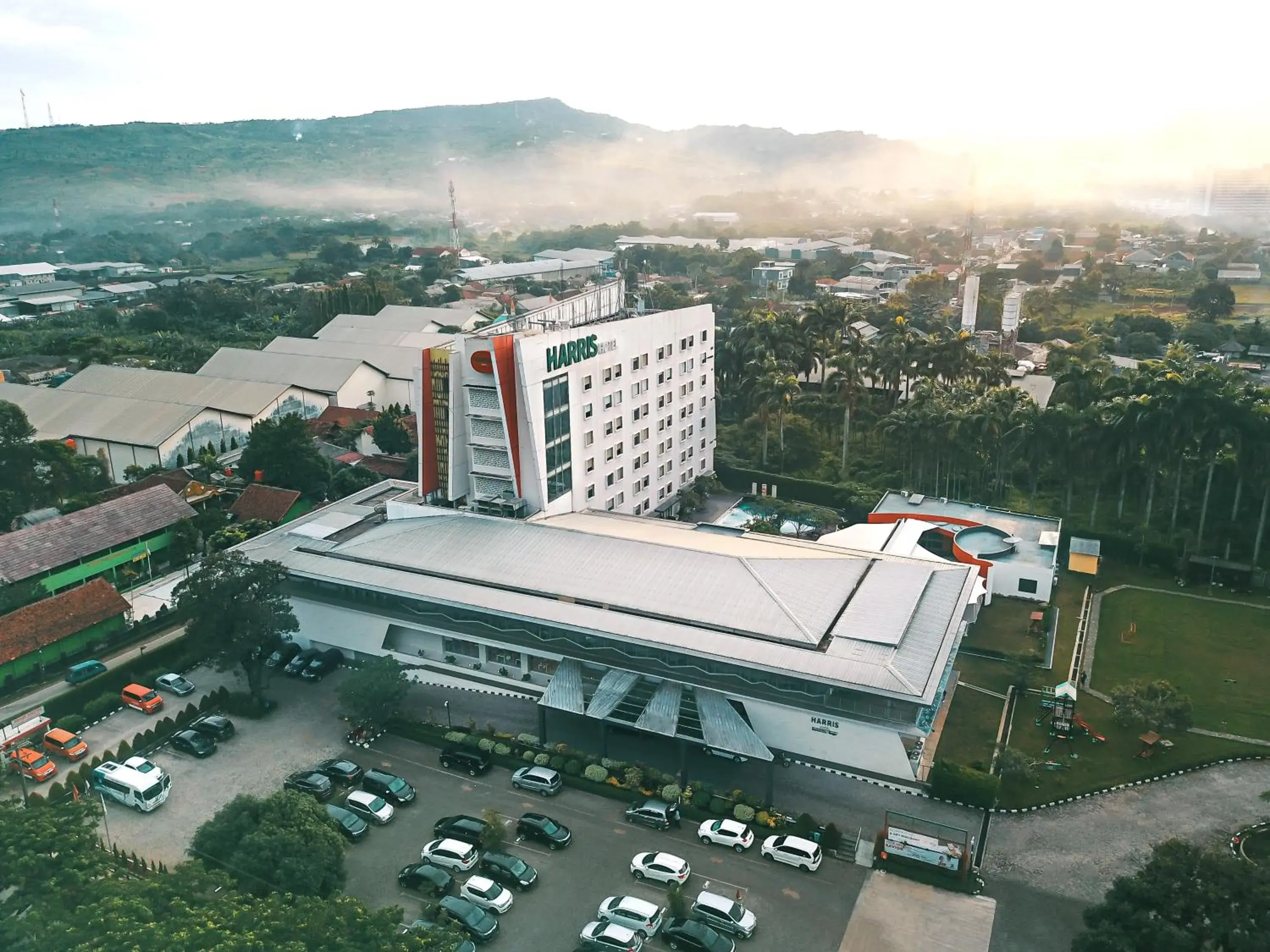 Facade/entrance, Bird's-eye View in Harris Hotel Sentul City Bogor