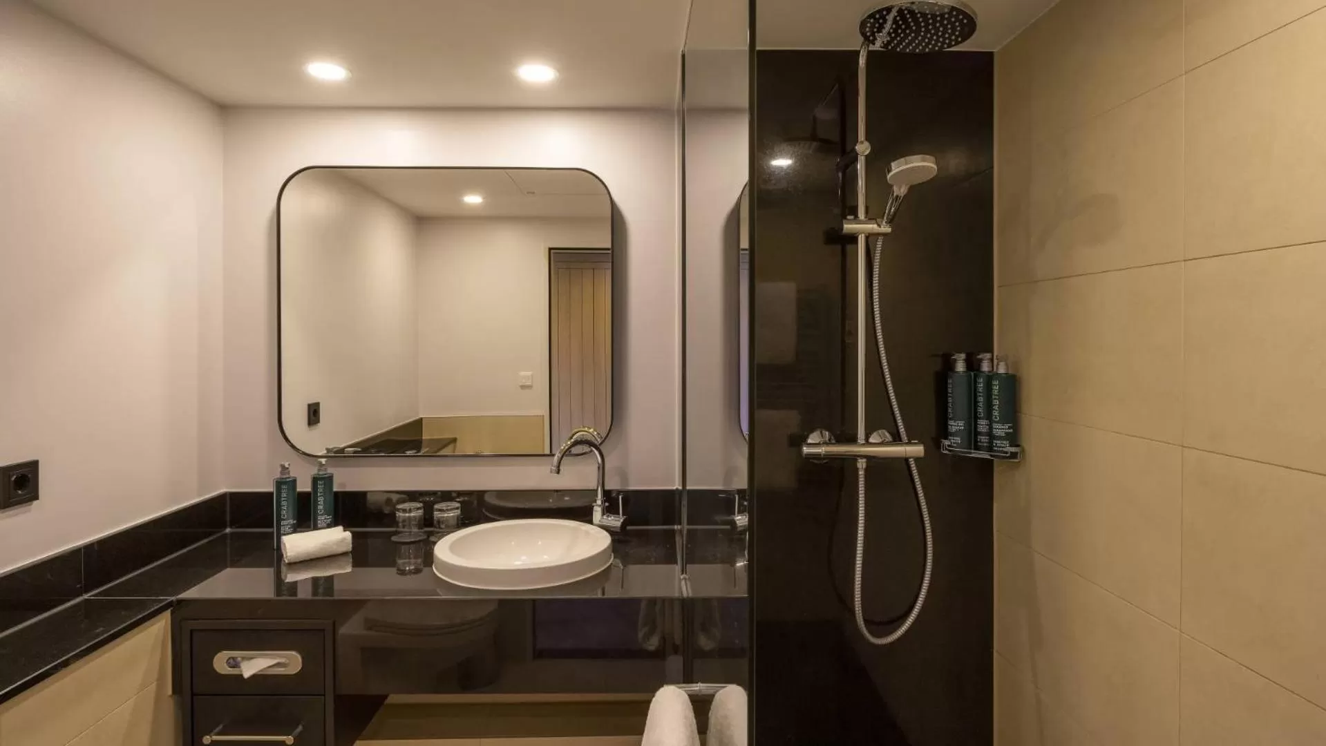 Shower in DoubleTree by Hilton Berlin Ku'damm