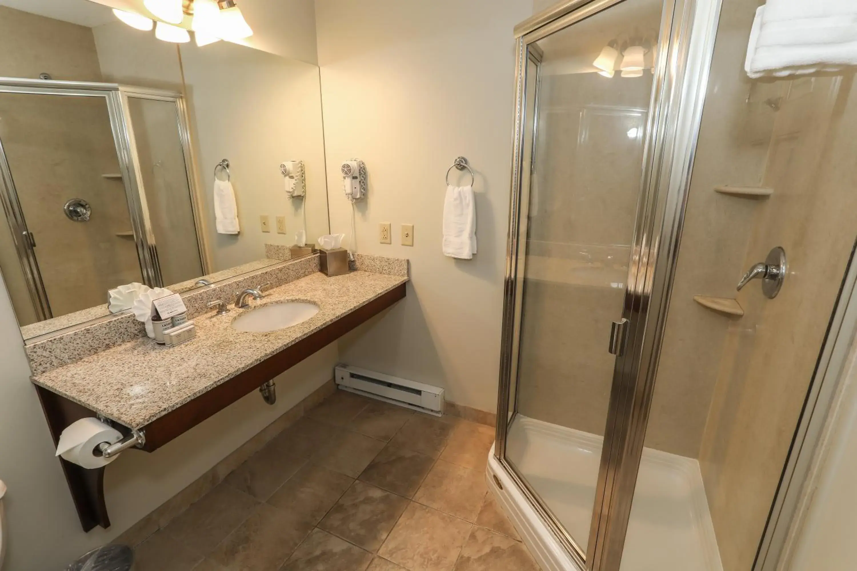 Bathroom in Kaatskill Mountain Club and Condos by Hunter Mountain