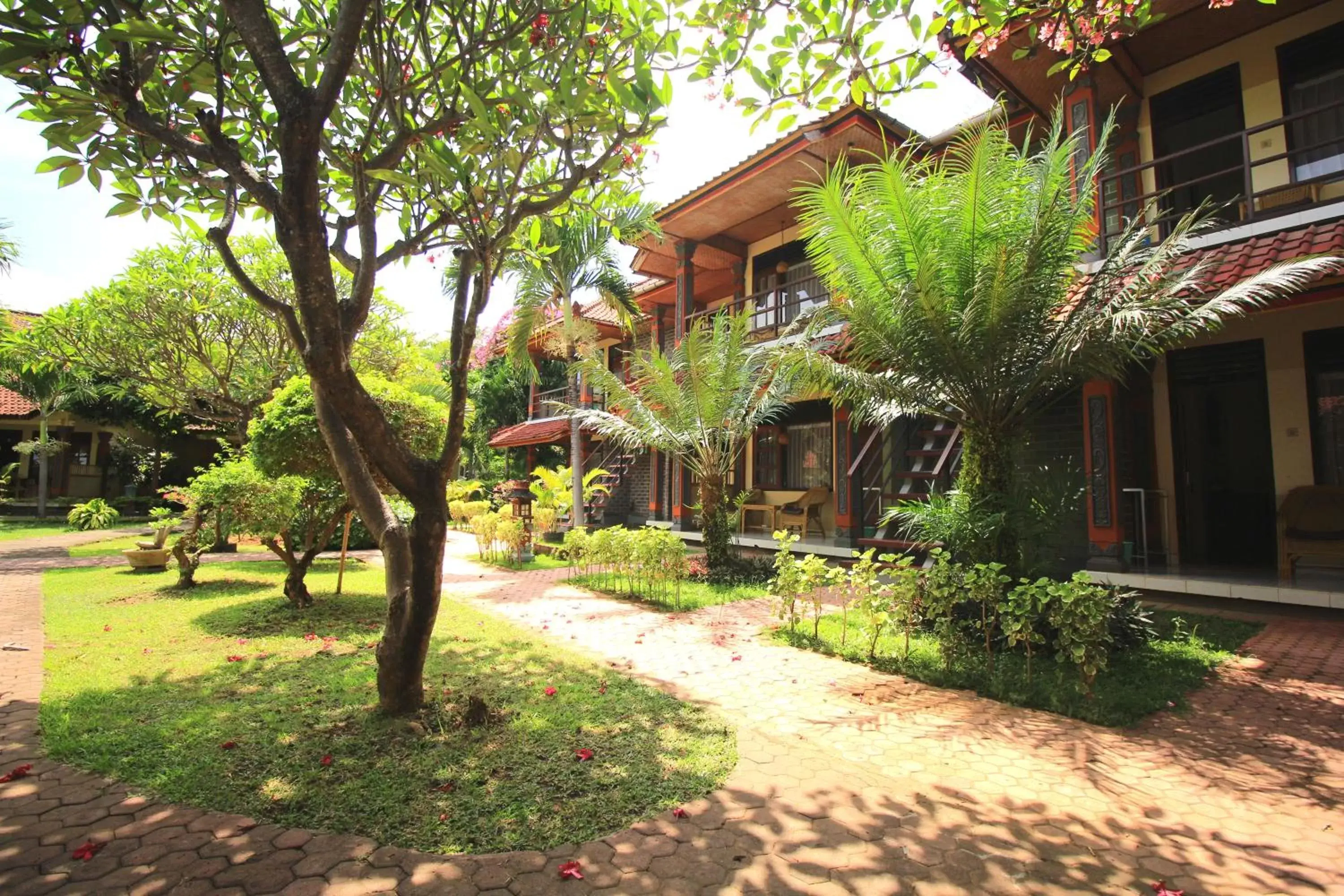 Garden, Property Building in Lovina Beach Hotel