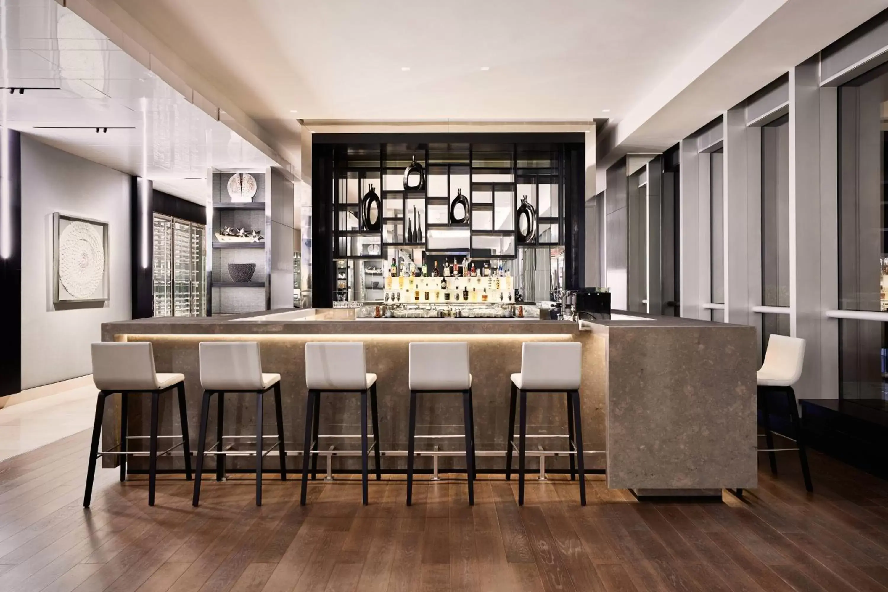 Lounge or bar, Lounge/Bar in AC Hotel by Marriott Santiago Costanera Center