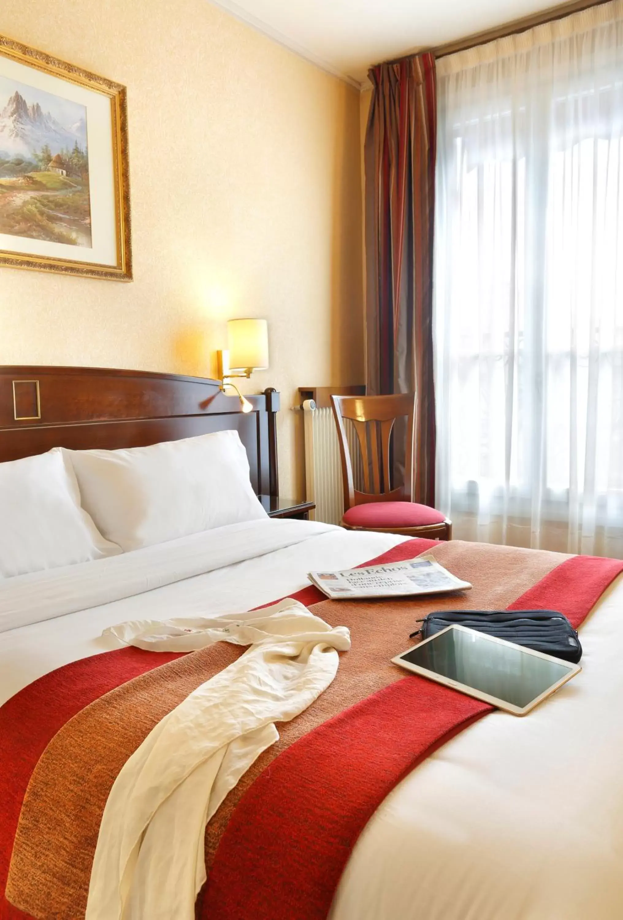 Bed in Hotel Paix Republique