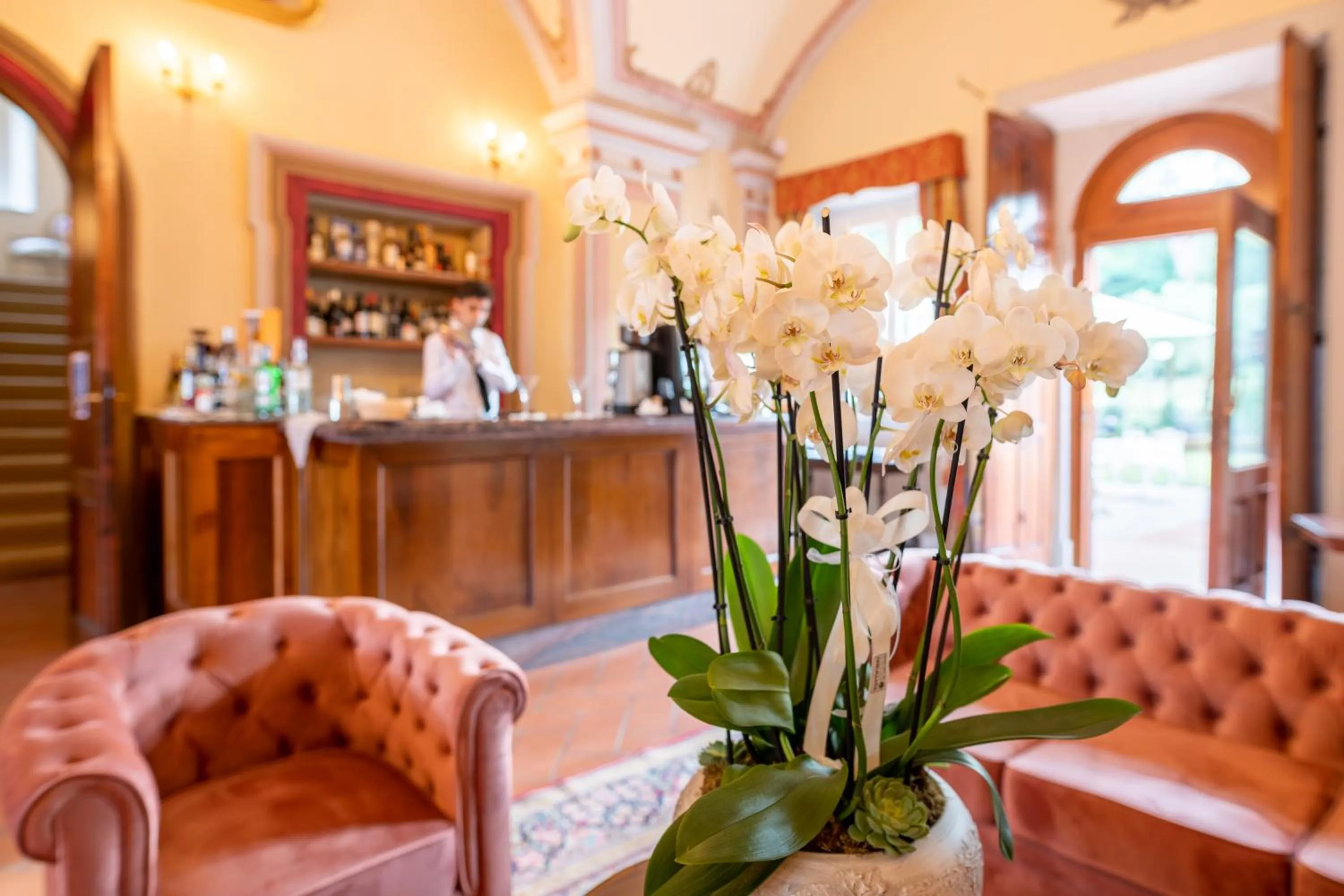 Lounge or bar in Hotel Villa San Michele