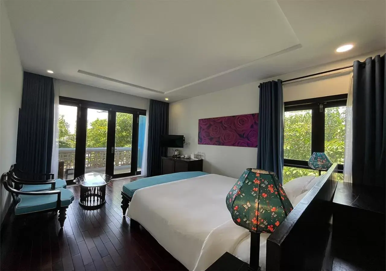 Bedroom, View in Thanh Binh Riverside Hoi An