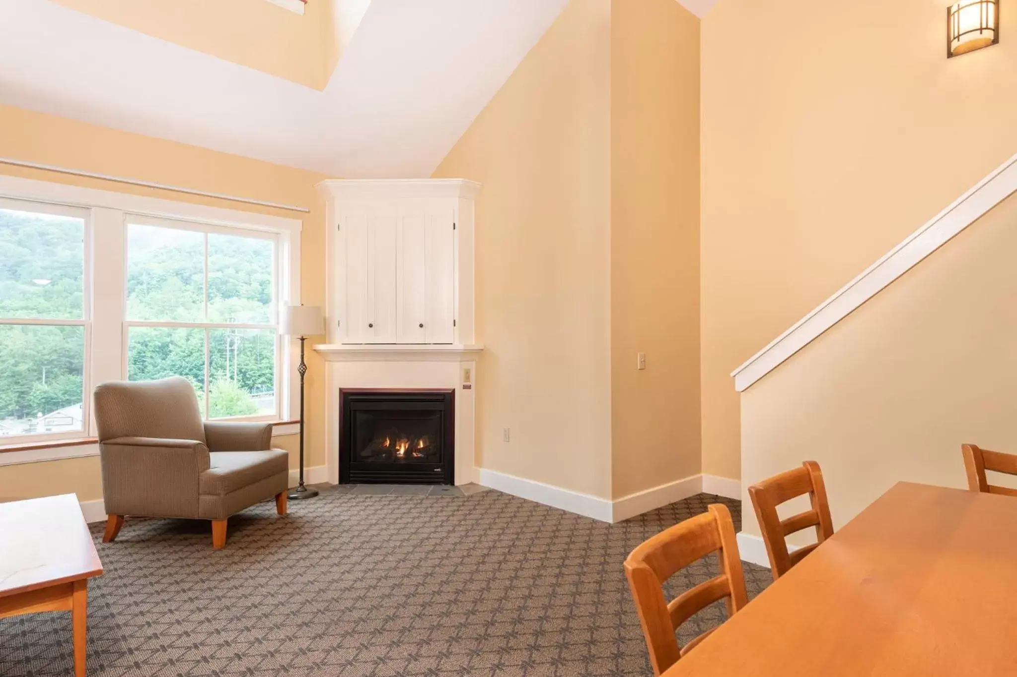 Living room, Seating Area in Jackson Gore Village on Okemo Mountain