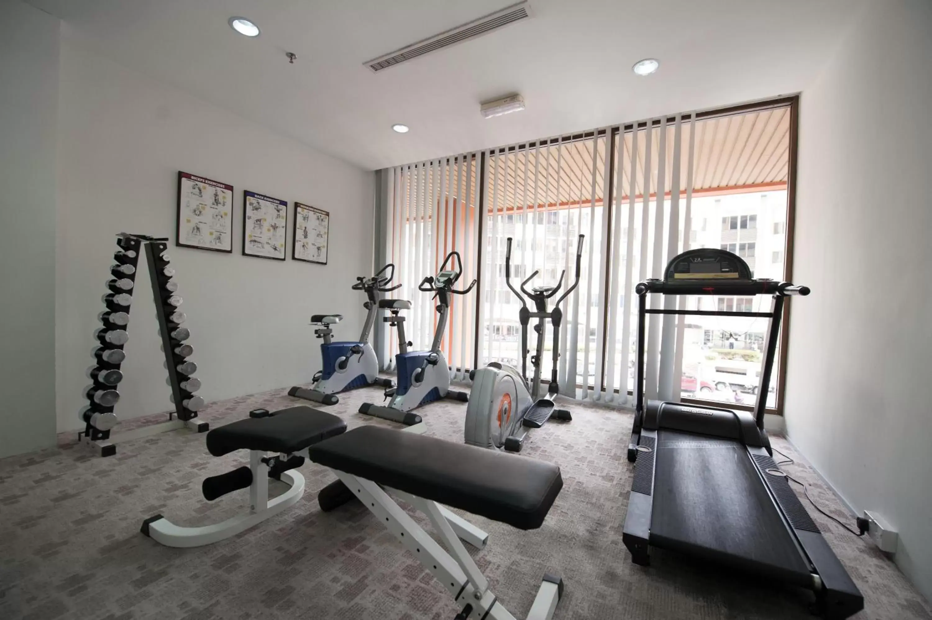 Fitness centre/facilities in Gaya Centre Hotel