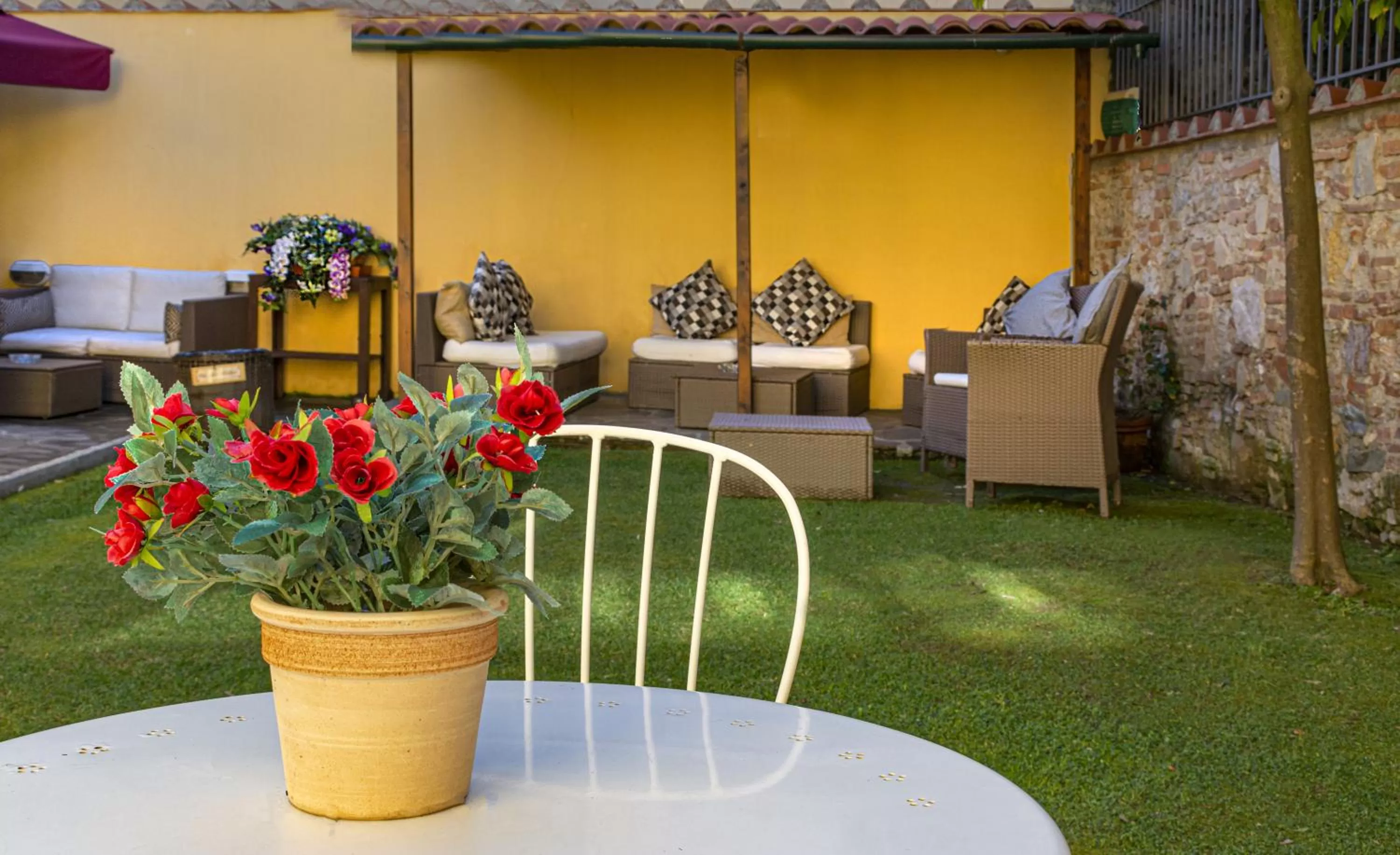 Garden view in Hotel Pisa Tower