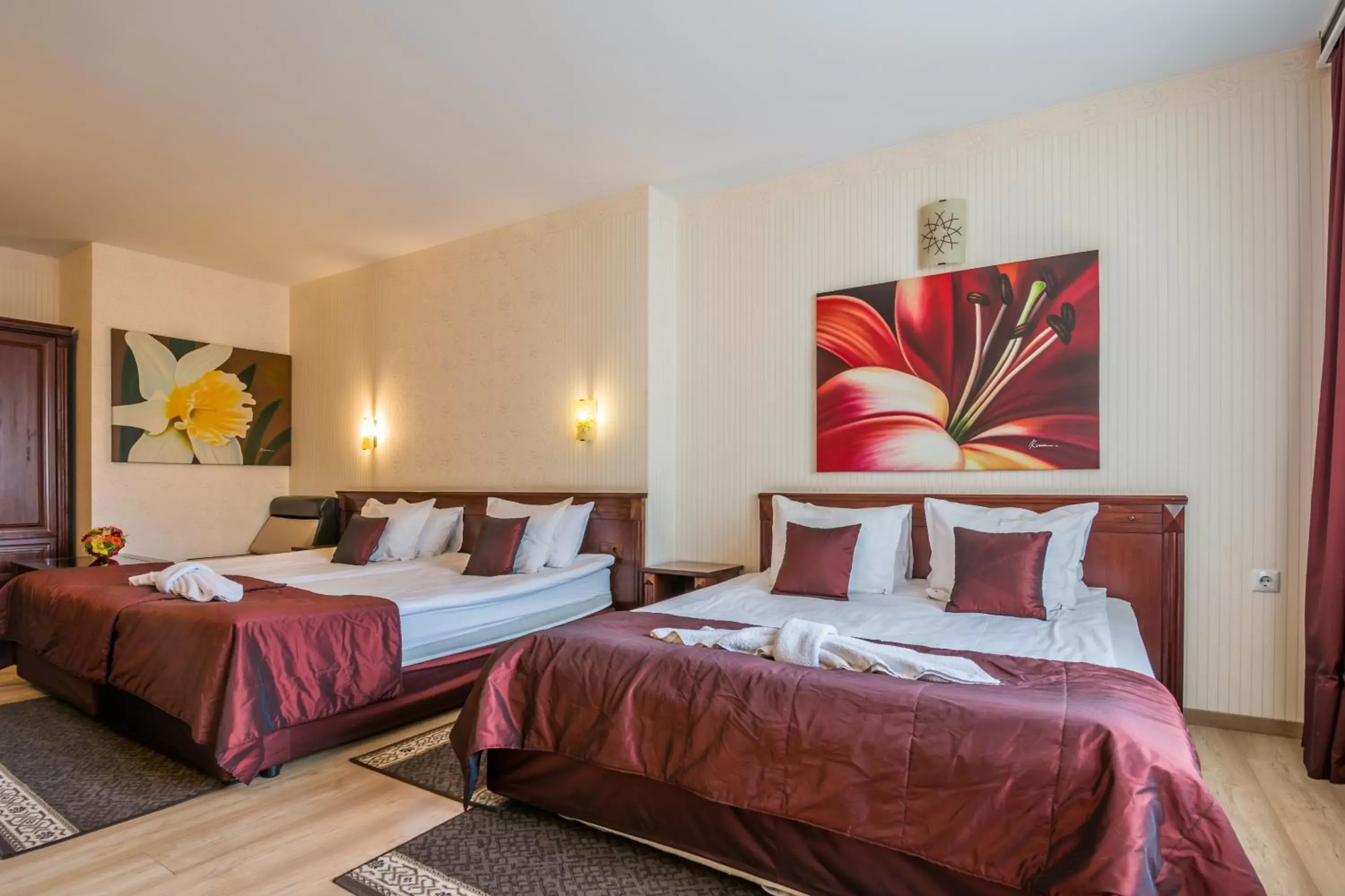 Bed in Aris Hotel Sofia Bed in Aris Hotel Sofia