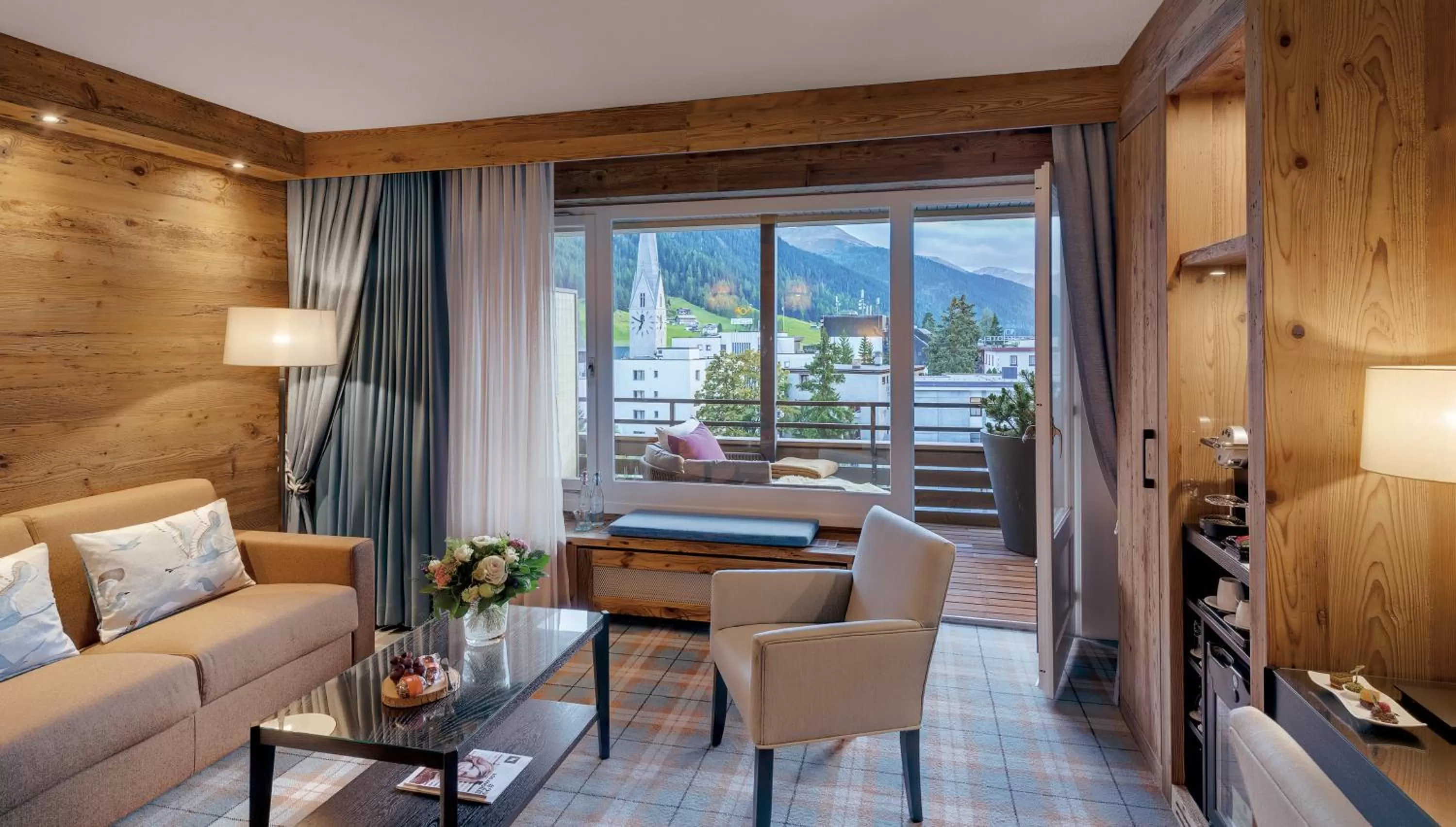 Living room in Morosani Schweizerhof