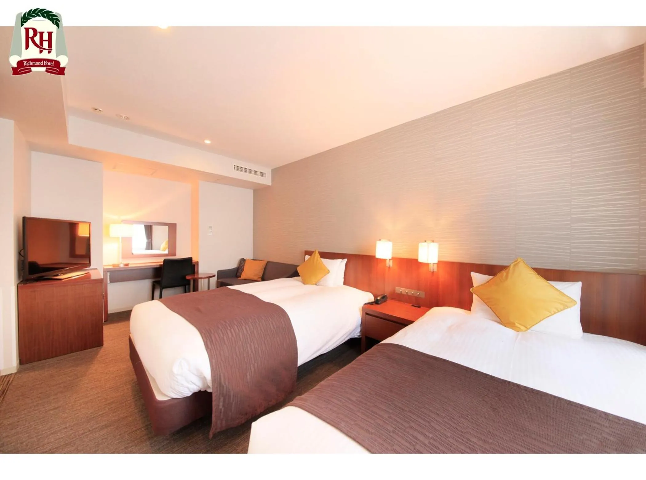 Photo of the whole room, Bed in Richmond Hotel Tokyo Shiba