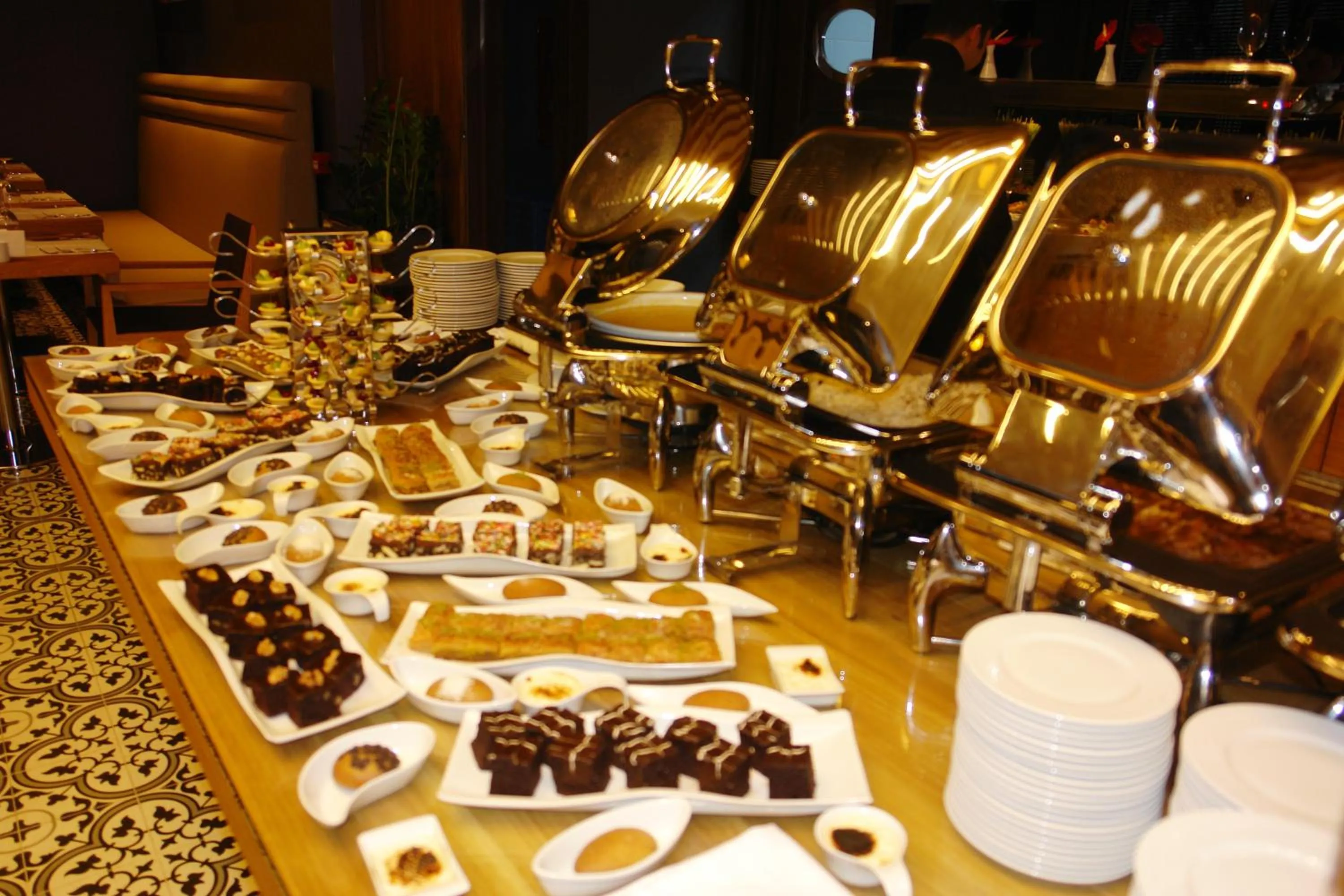 Food close-up in Istanbul Dora Hotel