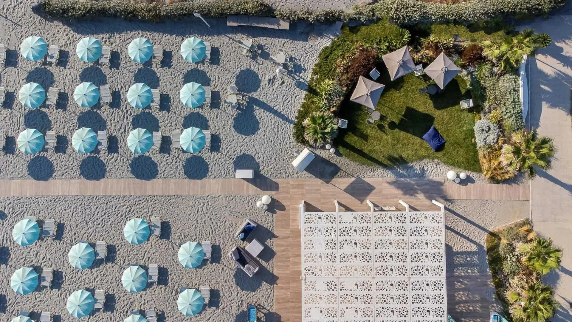 Beach, Bird's-eye View in Blu Suite Hotel