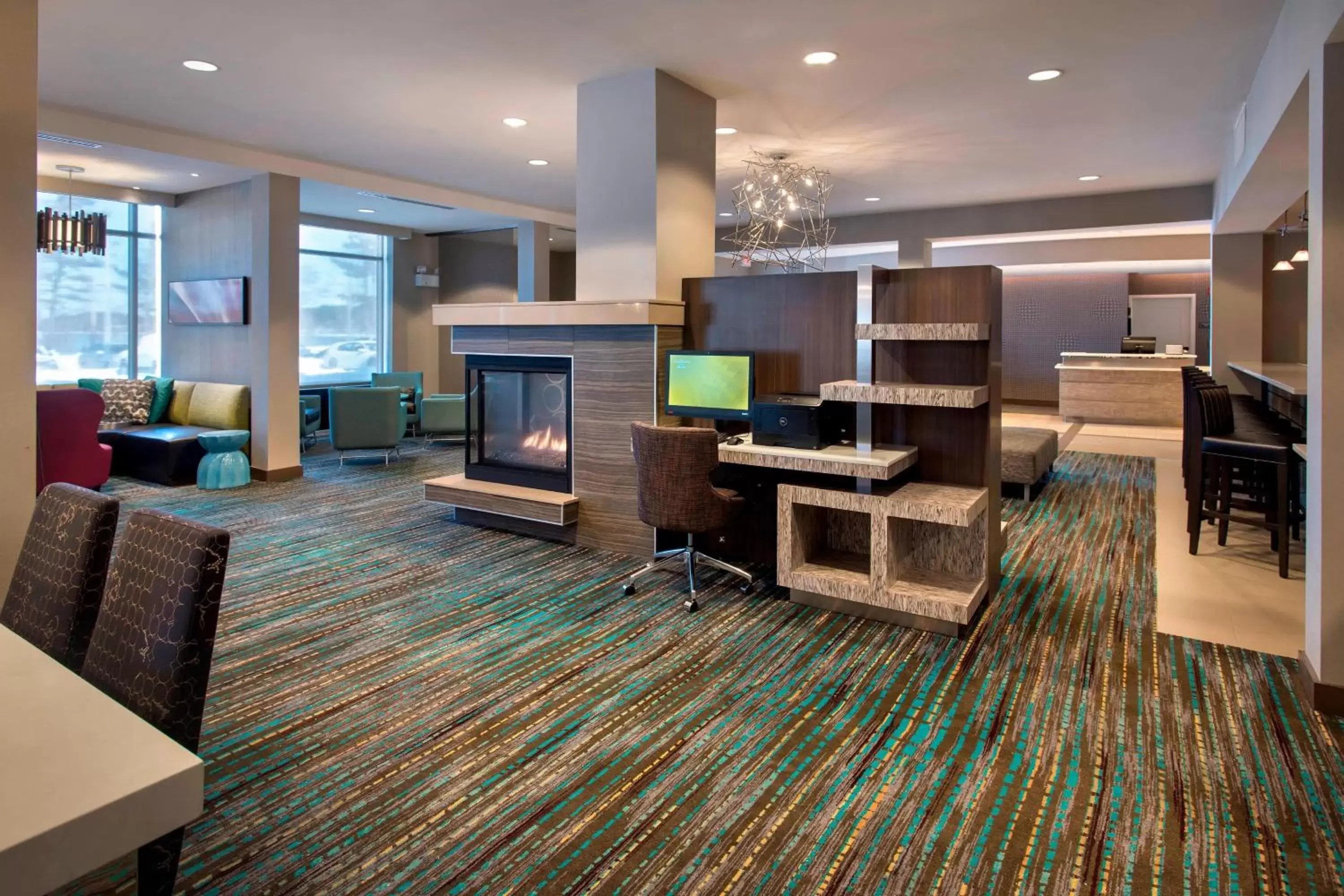 Business facilities, Seating Area in Residence Inn by Marriott Boston Bridgewater